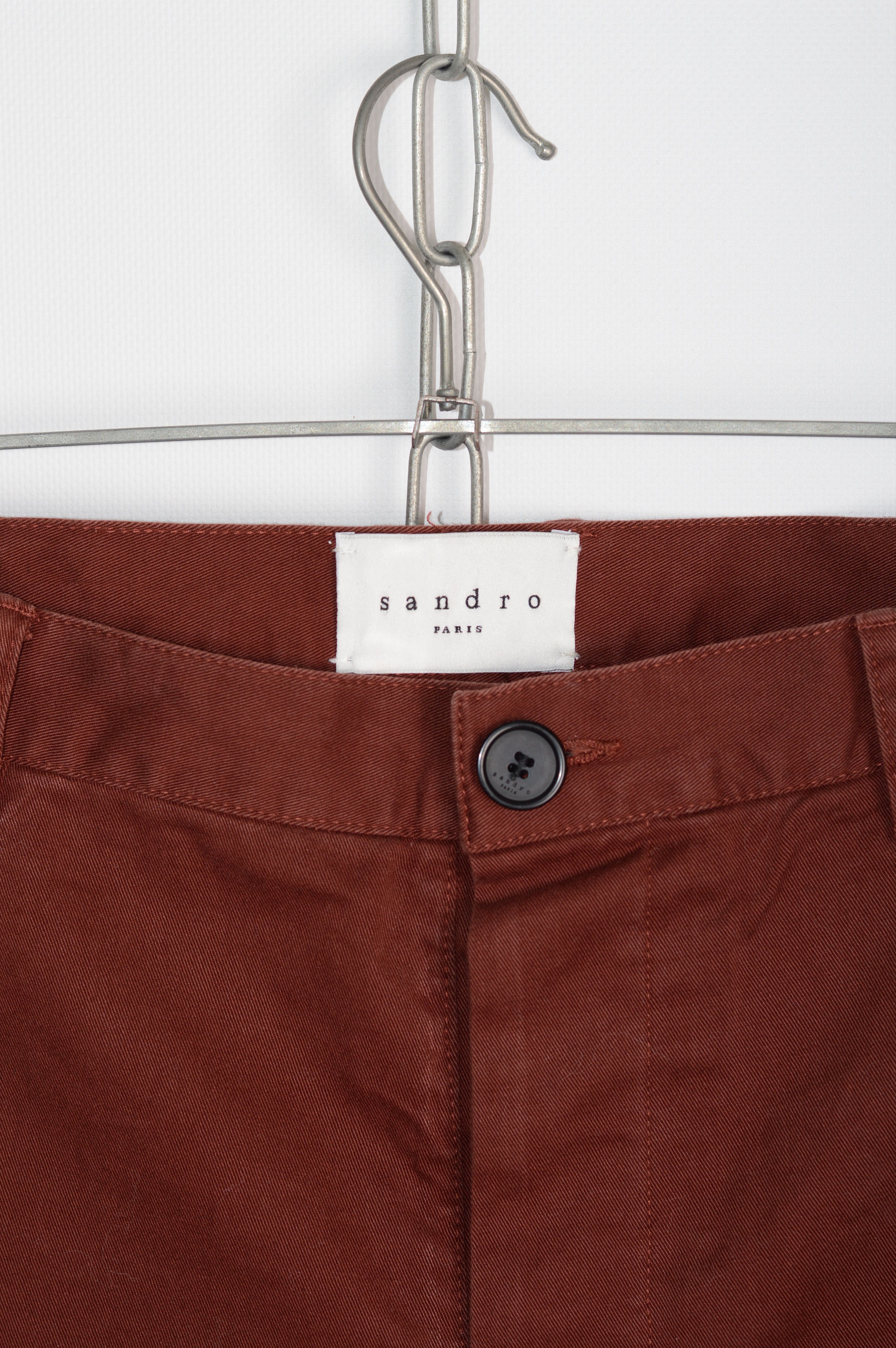 Sandro Sandro Paris Trousers Straight Pants Size US 34 / EU 50 - 3 Thumbnail