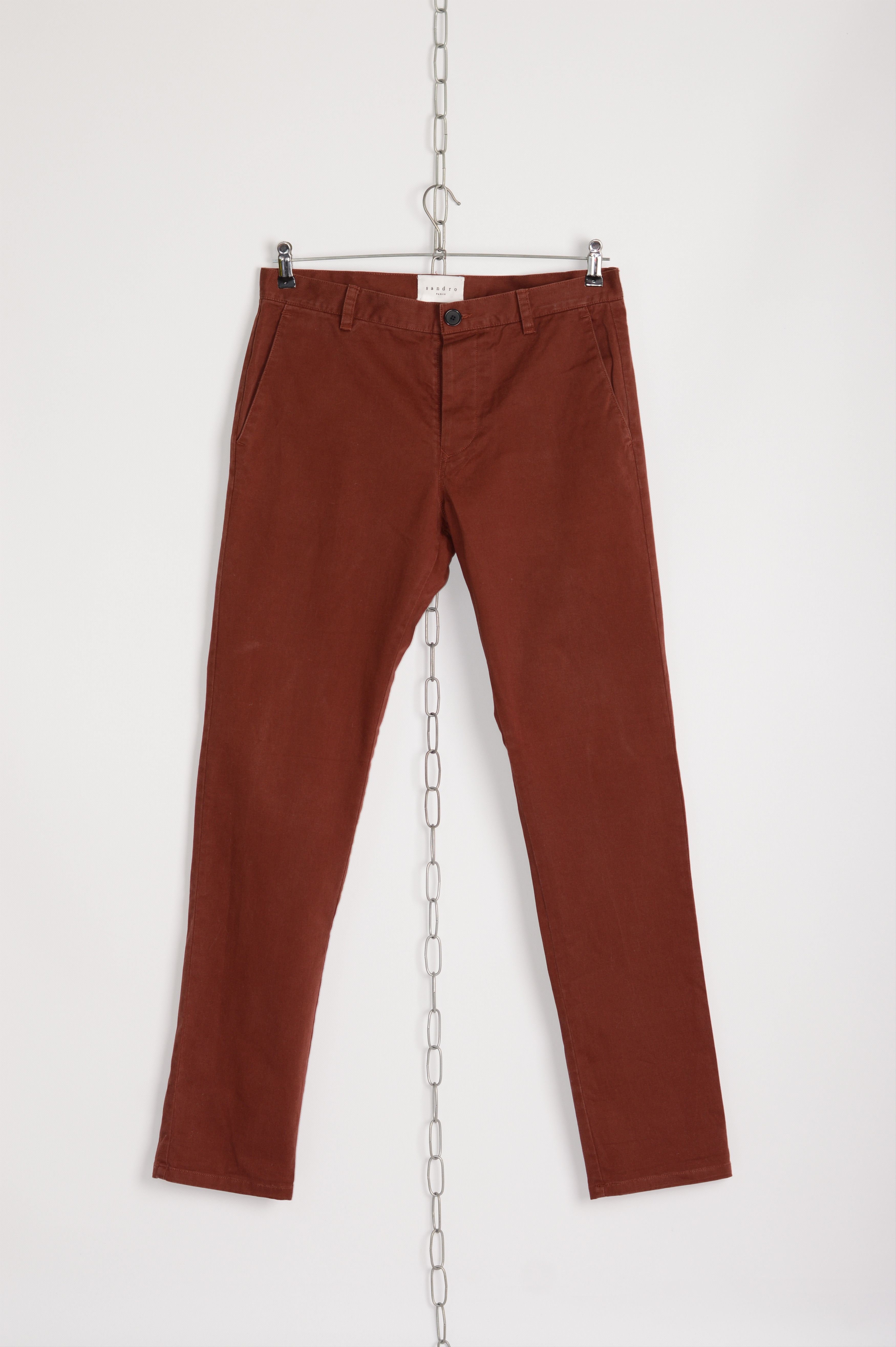 Sandro Sandro Paris Trousers Straight Pants Size US 34 / EU 50 - 1 Thumbnail