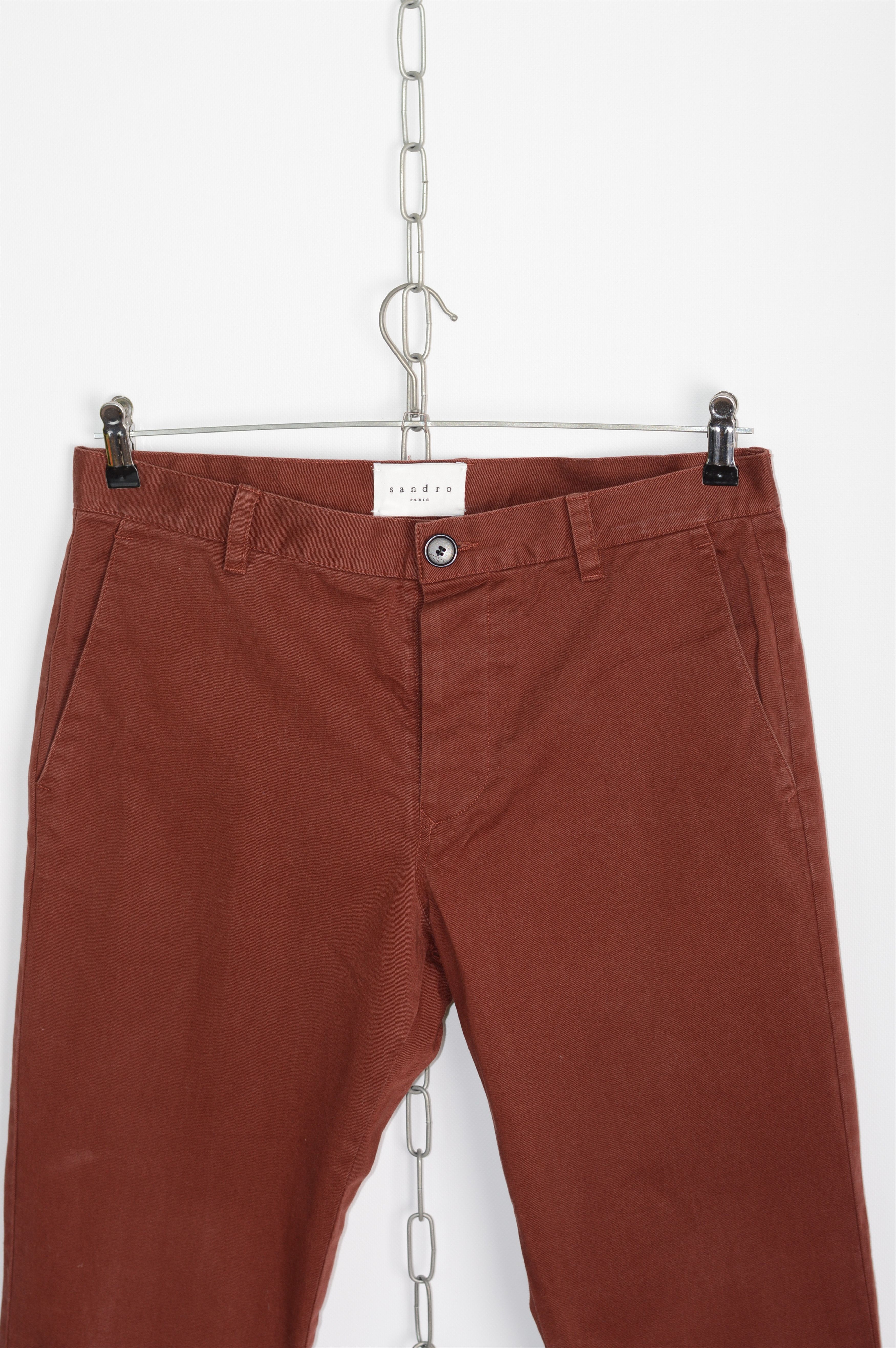 Sandro Sandro Paris Trousers Straight Pants Size US 34 / EU 50 - 2 Thumbnail