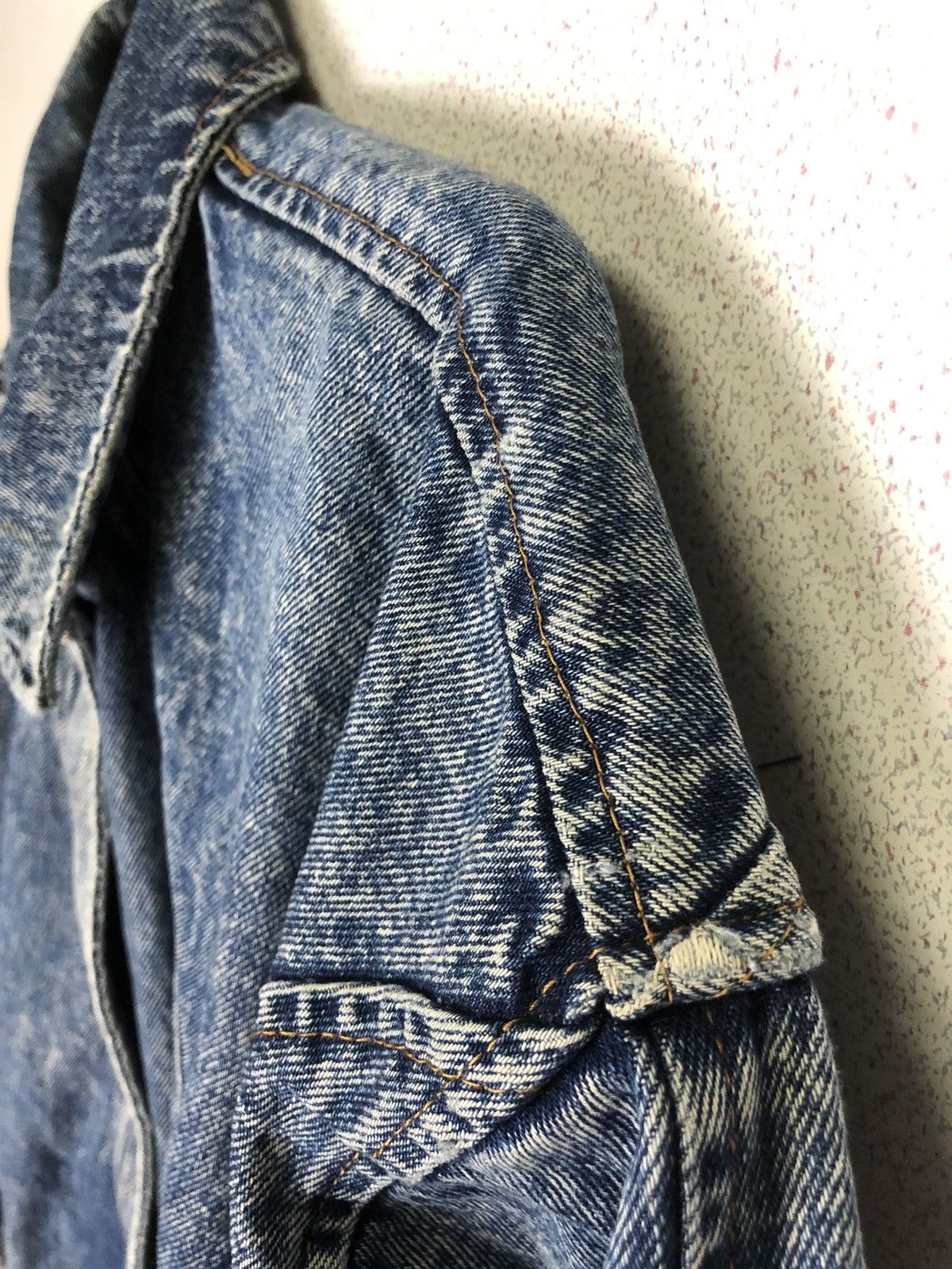 Vintage Distressed PREZZIA denim jacket heavy material XL Size US XL / EU 56 / 4 - 6 Thumbnail
