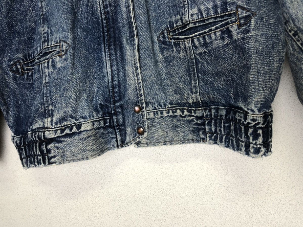 Vintage Distressed PREZZIA denim jacket heavy material XL Size US XL / EU 56 / 4 - 4 Thumbnail