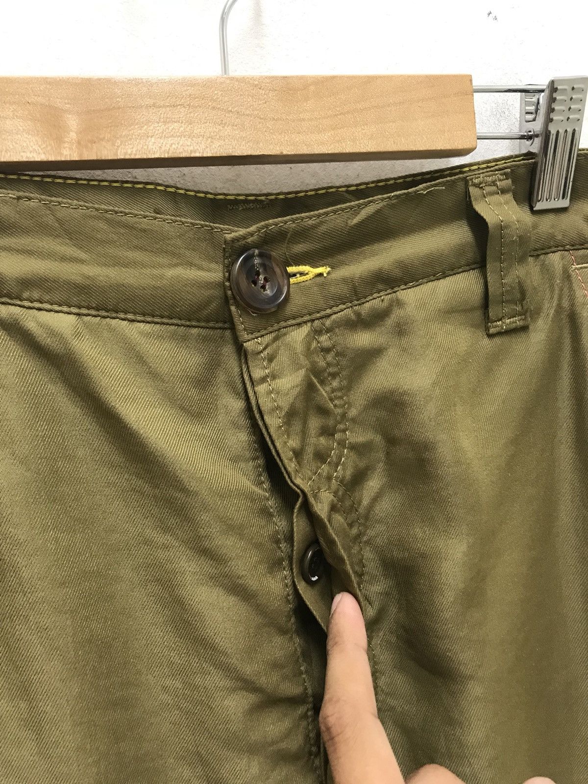 Frapbois Frapbois Cargo Cropped Style Thin Materials Loose Size US 30 / EU 46 - 6 Thumbnail