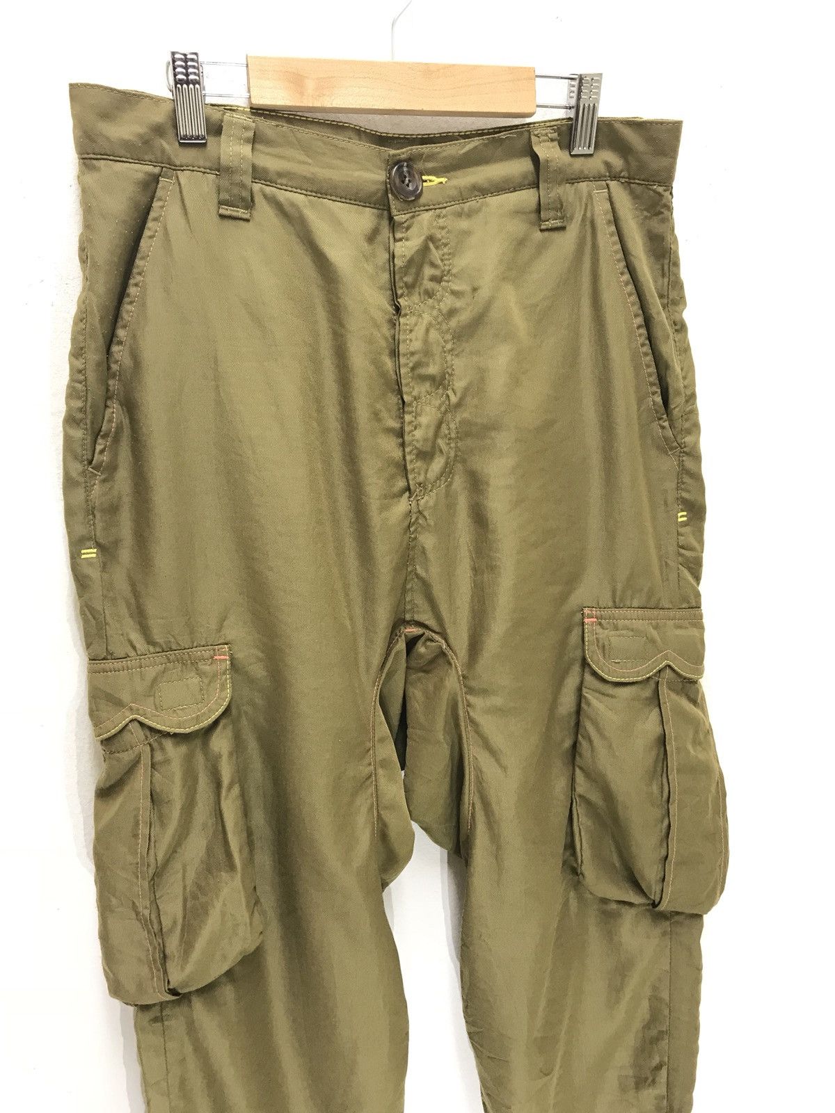 Frapbois Frapbois Cargo Cropped Style Thin Materials Loose Size US 30 / EU 46 - 4 Thumbnail