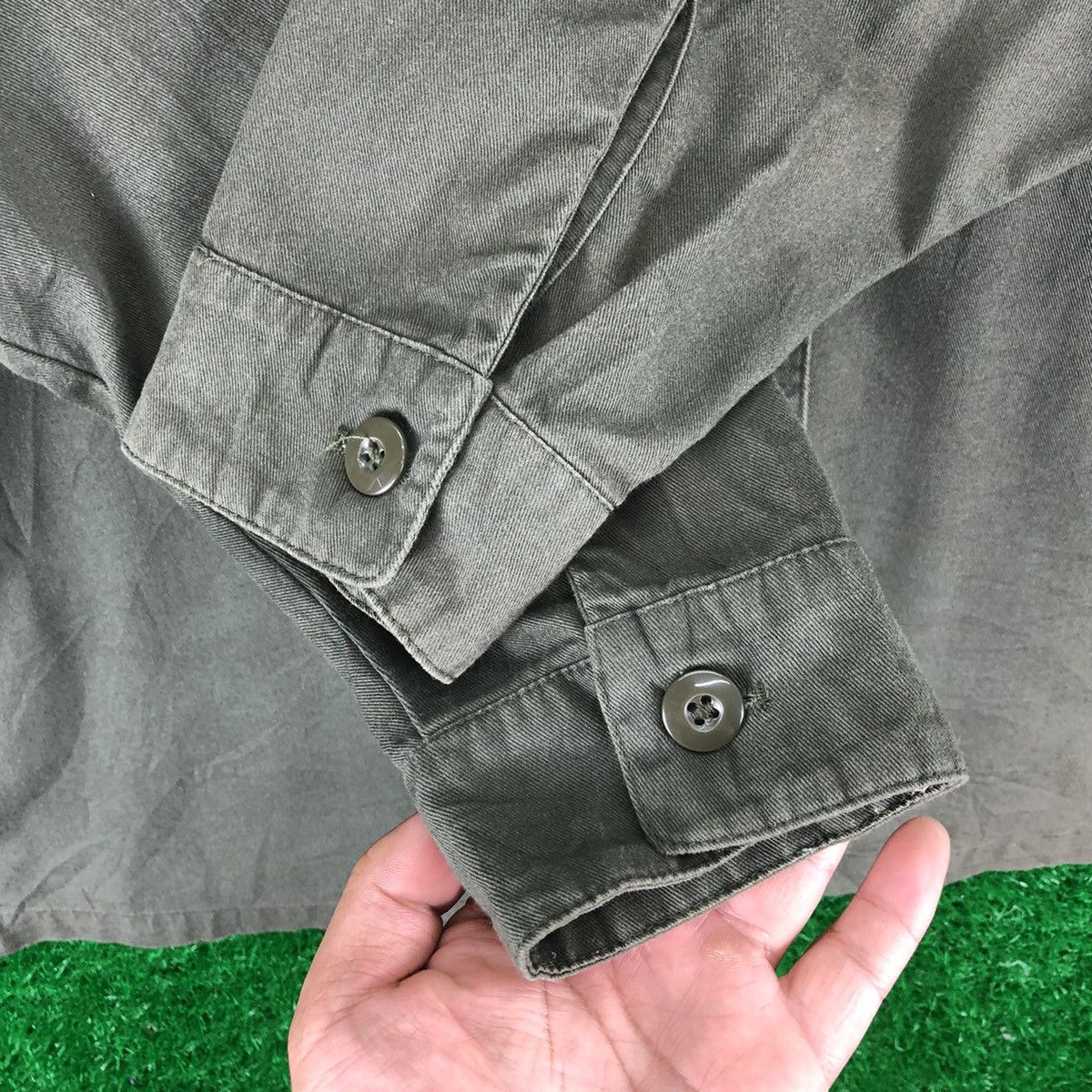 Japanese Brand Vintage OG Military Jacket Style Oversize by Chip Clip Size US XXL / EU 58 / 5 - 10 Thumbnail