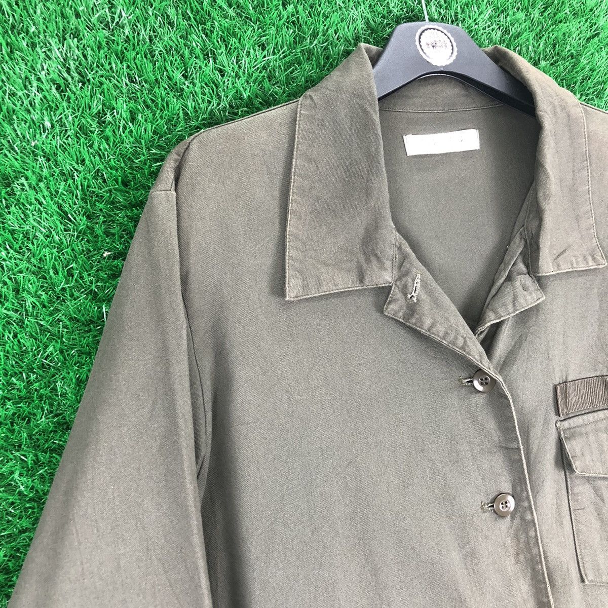 Japanese Brand Vintage OG Military Jacket Style Oversize by Chip Clip Size US XXL / EU 58 / 5 - 2 Thumbnail