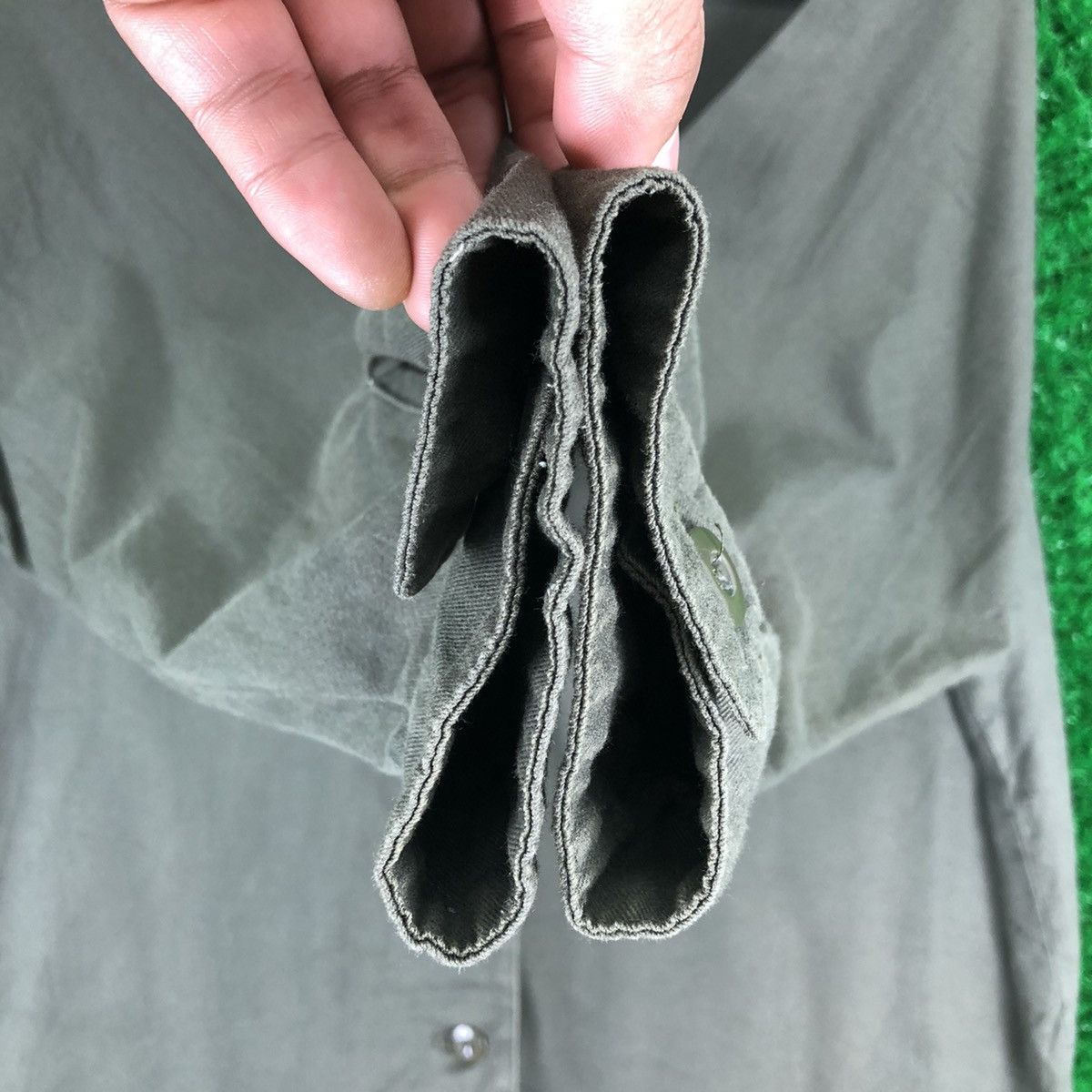 Japanese Brand Vintage OG Military Jacket Style Oversize by Chip Clip Size US XXL / EU 58 / 5 - 9 Thumbnail