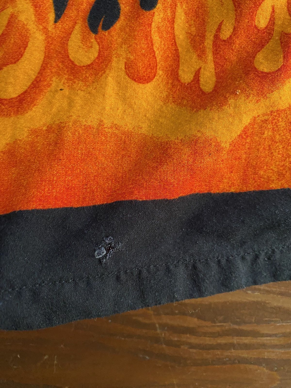 Vintage Vintage 80’s Flames Fire Dragon Japanese Style Button Up Size US L / EU 52-54 / 3 - 12 Thumbnail