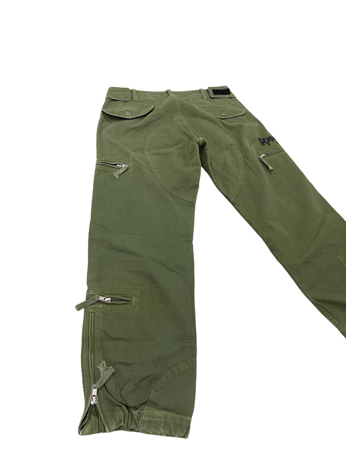 Japanese Brand Rna Inc Cargo Pant Cropped Style Panel Printed Regular 37🟦 Size US 31 - 13 Thumbnail