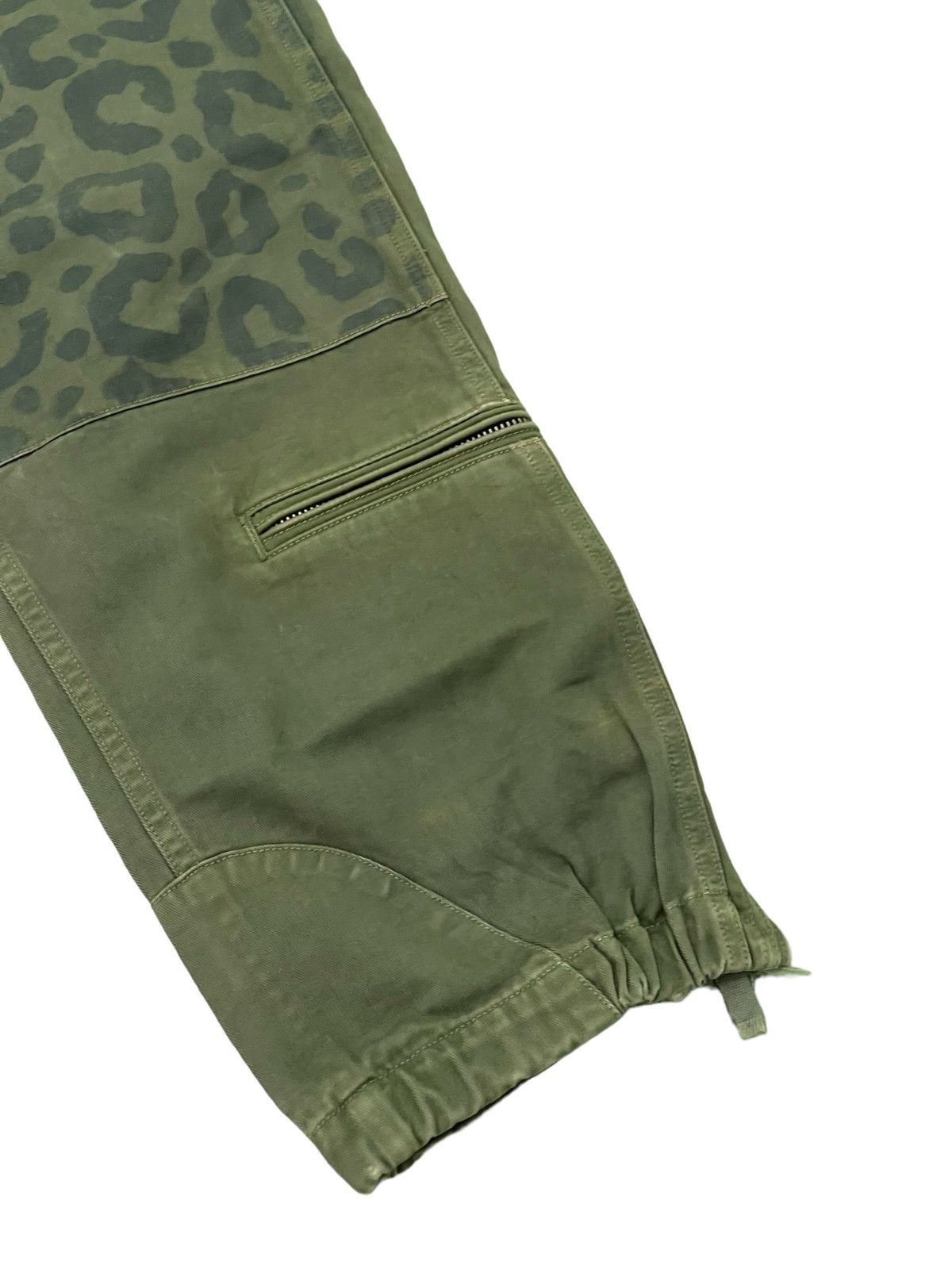 Japanese Brand Rna Inc Cargo Pant Cropped Style Panel Printed Regular 37🟦 Size US 31 - 4 Thumbnail