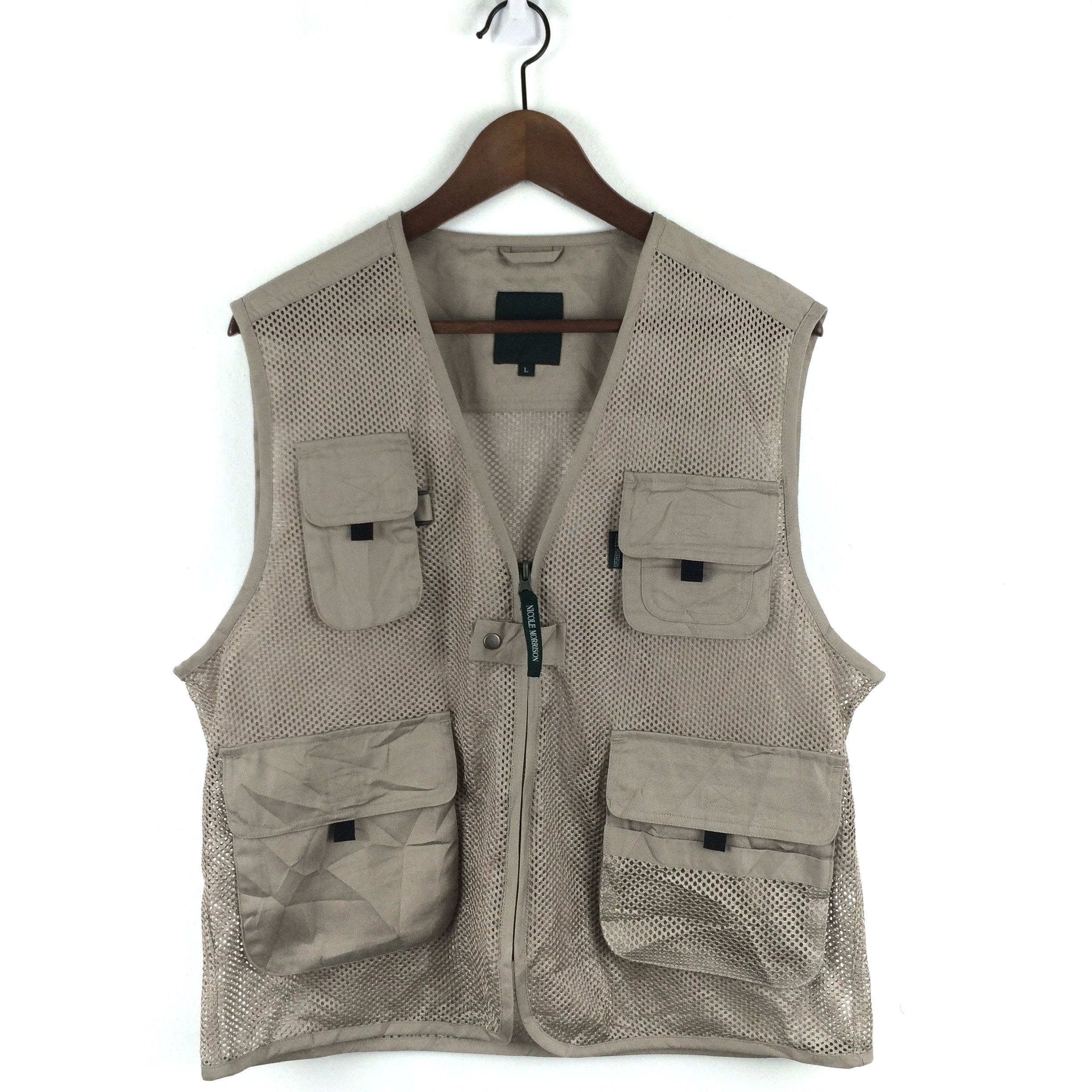 Designer Z152 NICOLE MORRISON TACTICAL OUTDOOR VEST JACKET Size US L / EU 52-54 / 3 - 1 Thumbnail