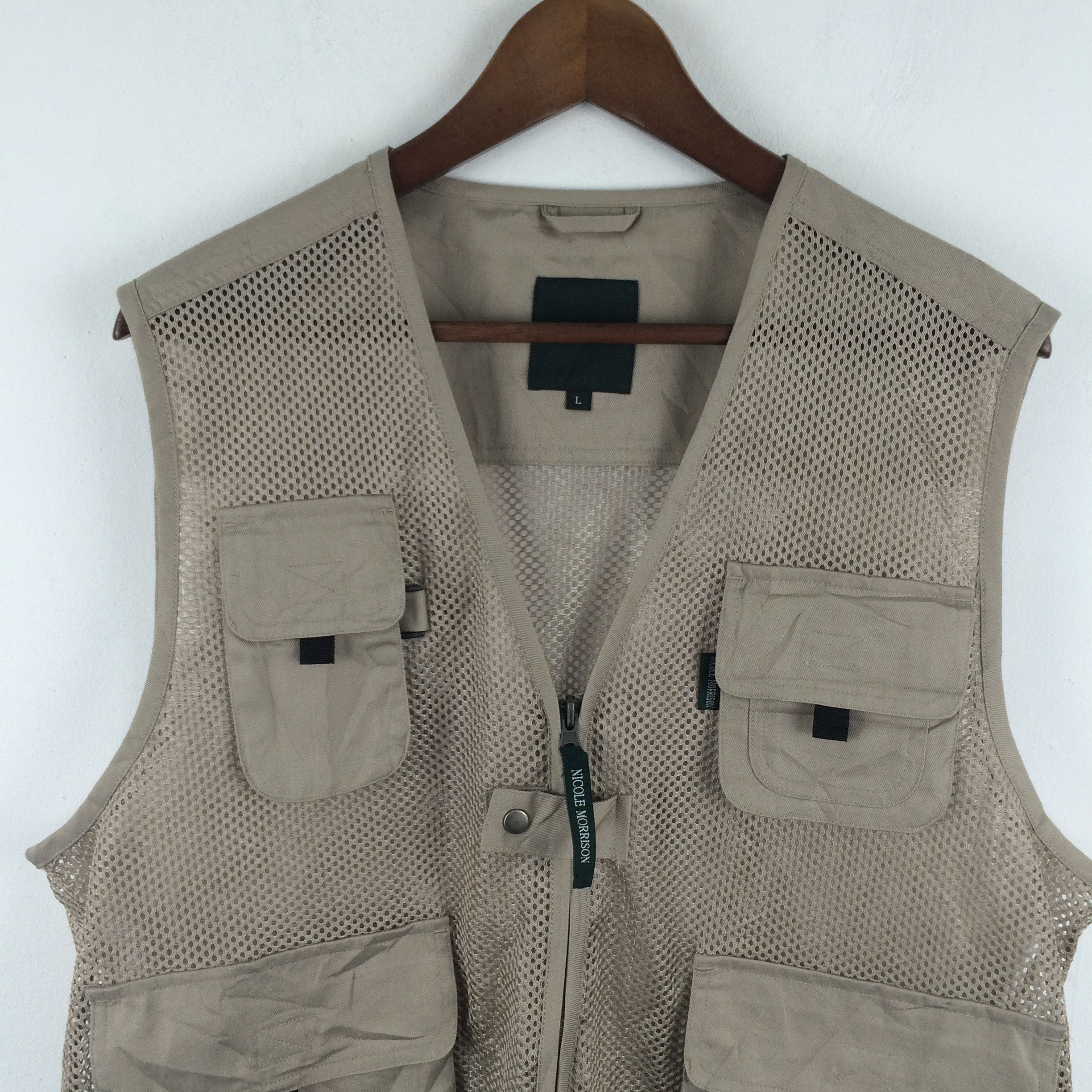 Designer Z152 NICOLE MORRISON TACTICAL OUTDOOR VEST JACKET Size US L / EU 52-54 / 3 - 2 Thumbnail