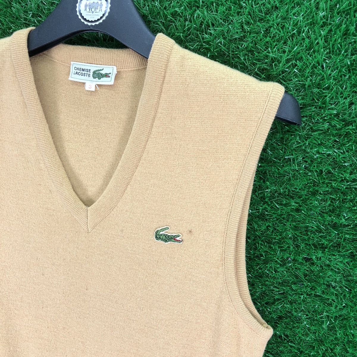 Lacoste Vintage 90's Chemise Lacoste Knit Vest V-Neck Size US XS / EU 42 / 0 - 3 Thumbnail