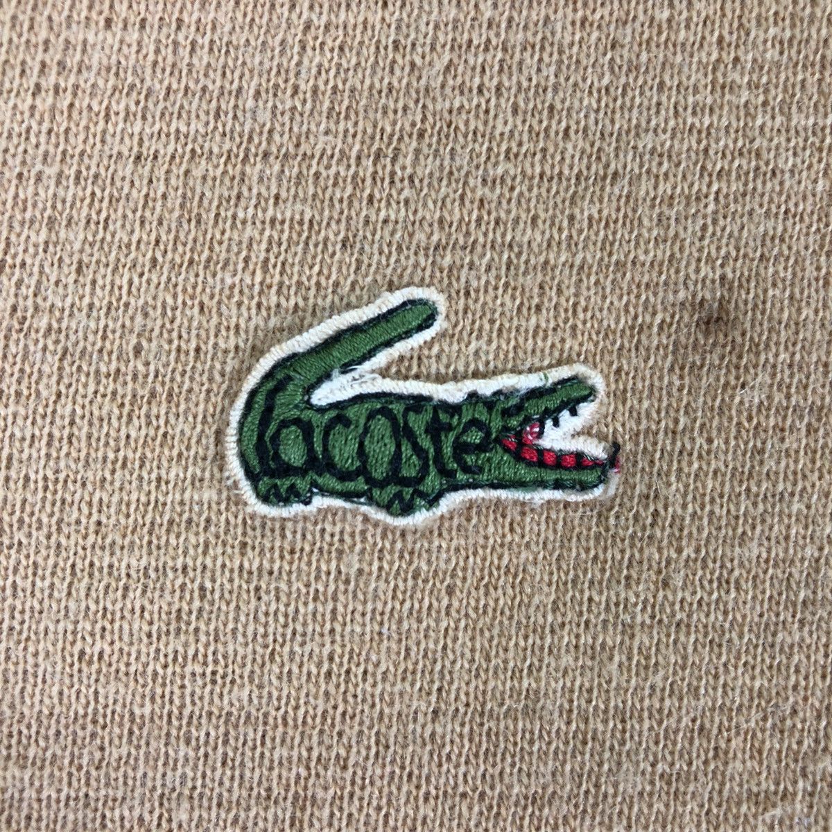 Lacoste Vintage 90's Chemise Lacoste Knit Vest V-Neck Size US XS / EU 42 / 0 - 4 Thumbnail