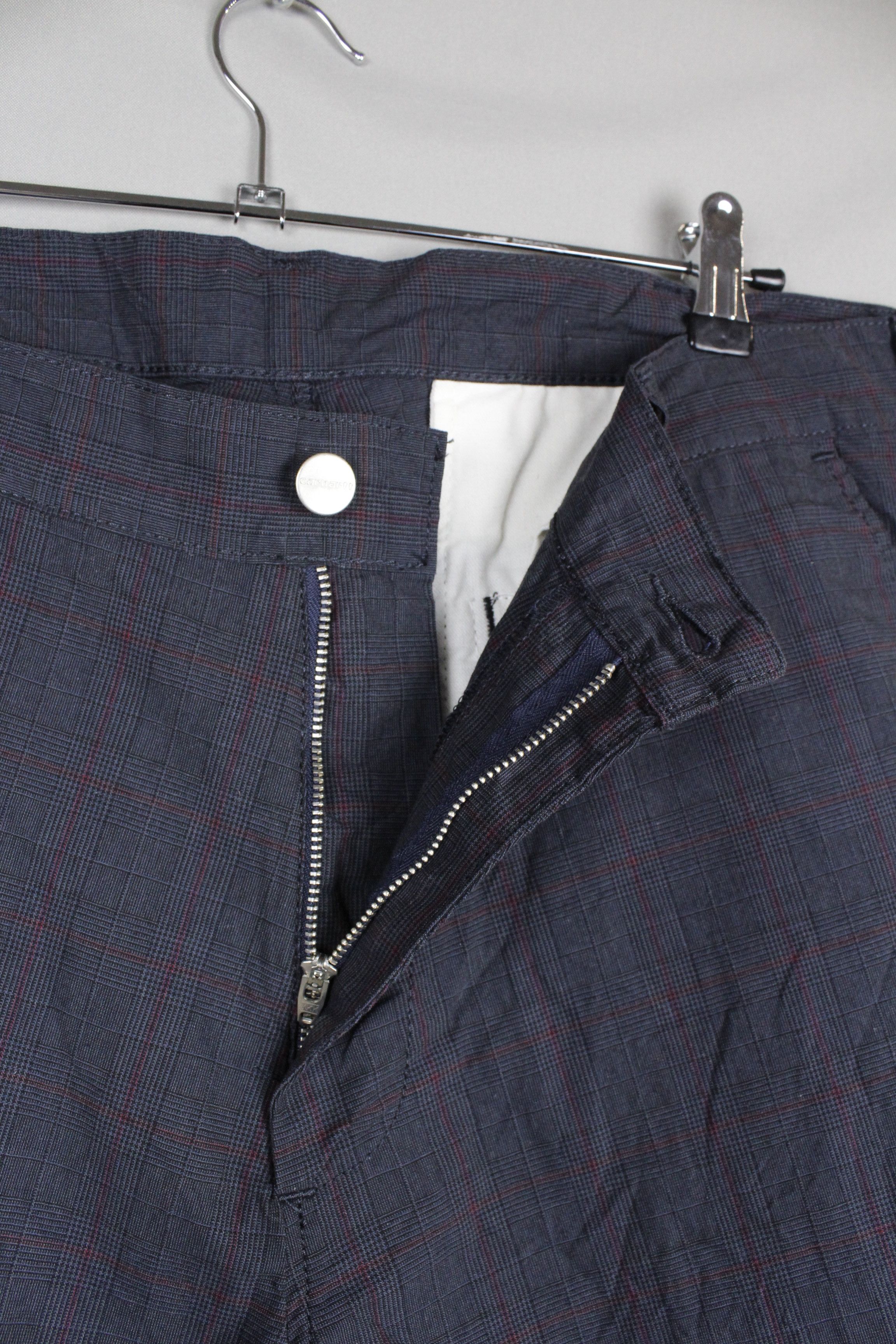 Carhartt × Carhartt Wip Carhartt Dark Navy Check Presenter Bermuda Shorts Size US 36 / EU 52 - 3 Thumbnail