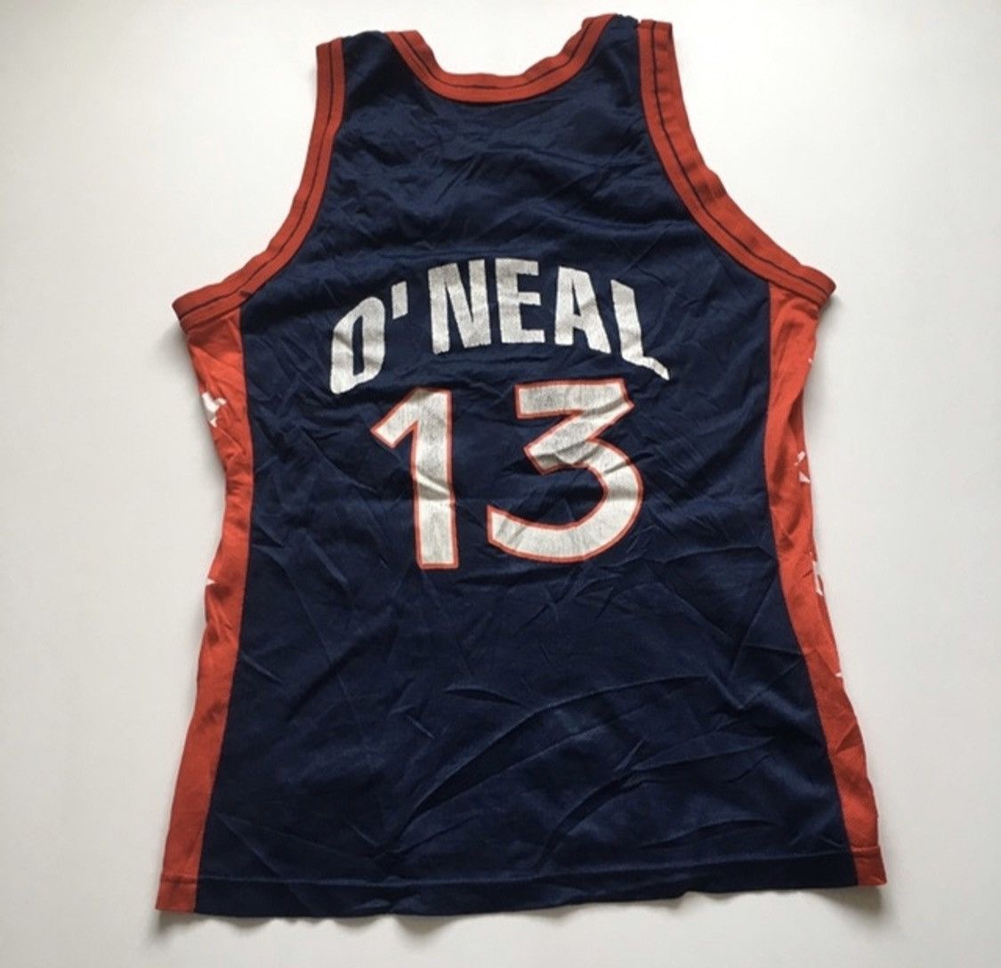 Champion Vintage 1990s USA Olympics O'Neal Champion Basketball Jersey Size US L / EU 52-54 / 3 - 2 Thumbnail