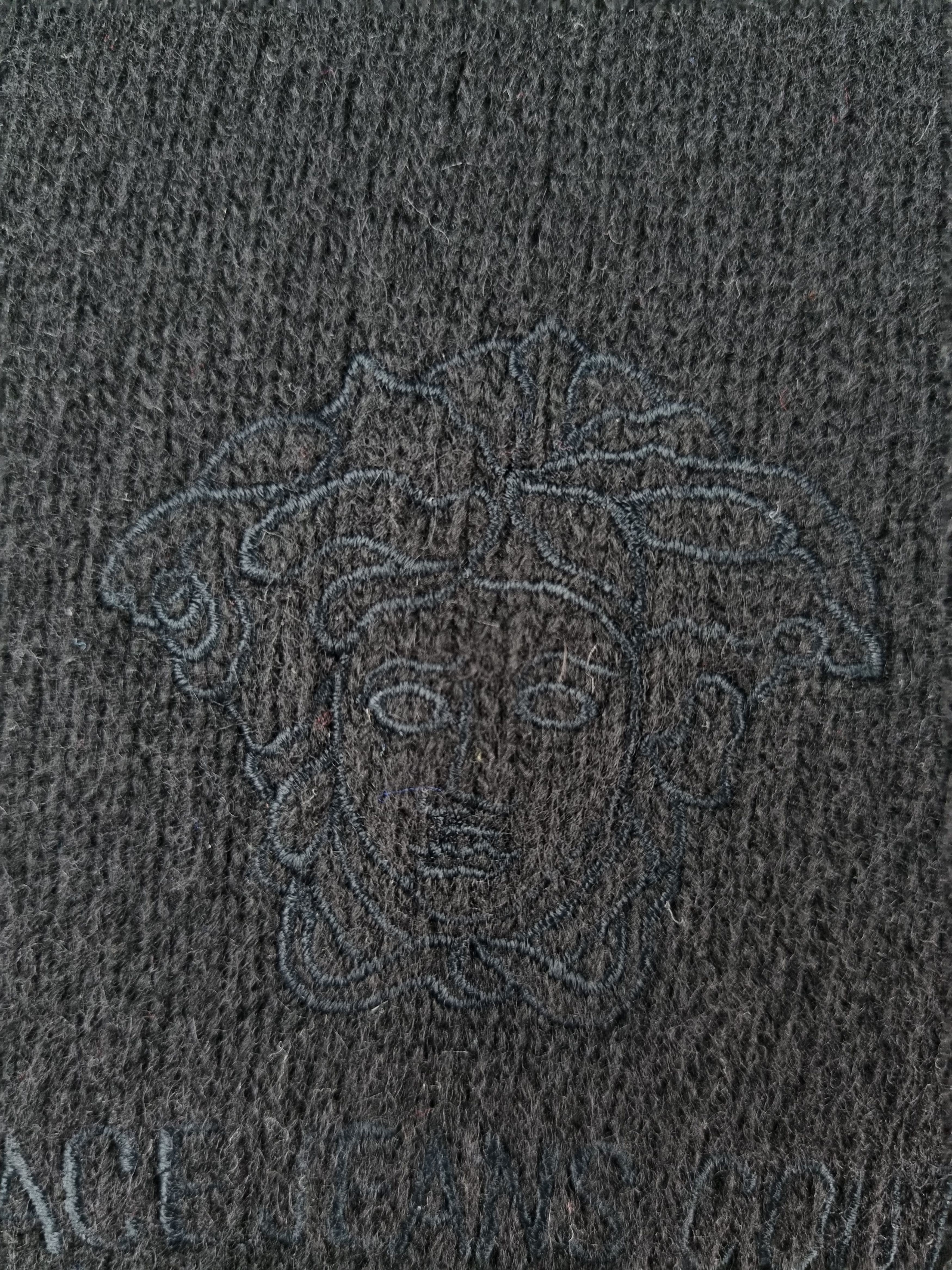 Versace × Versace Jeans Couture × Vintage Rare VERSACE Medusa Logo Wool Sweater Size US XL / EU 56 / 4 - 10 Thumbnail