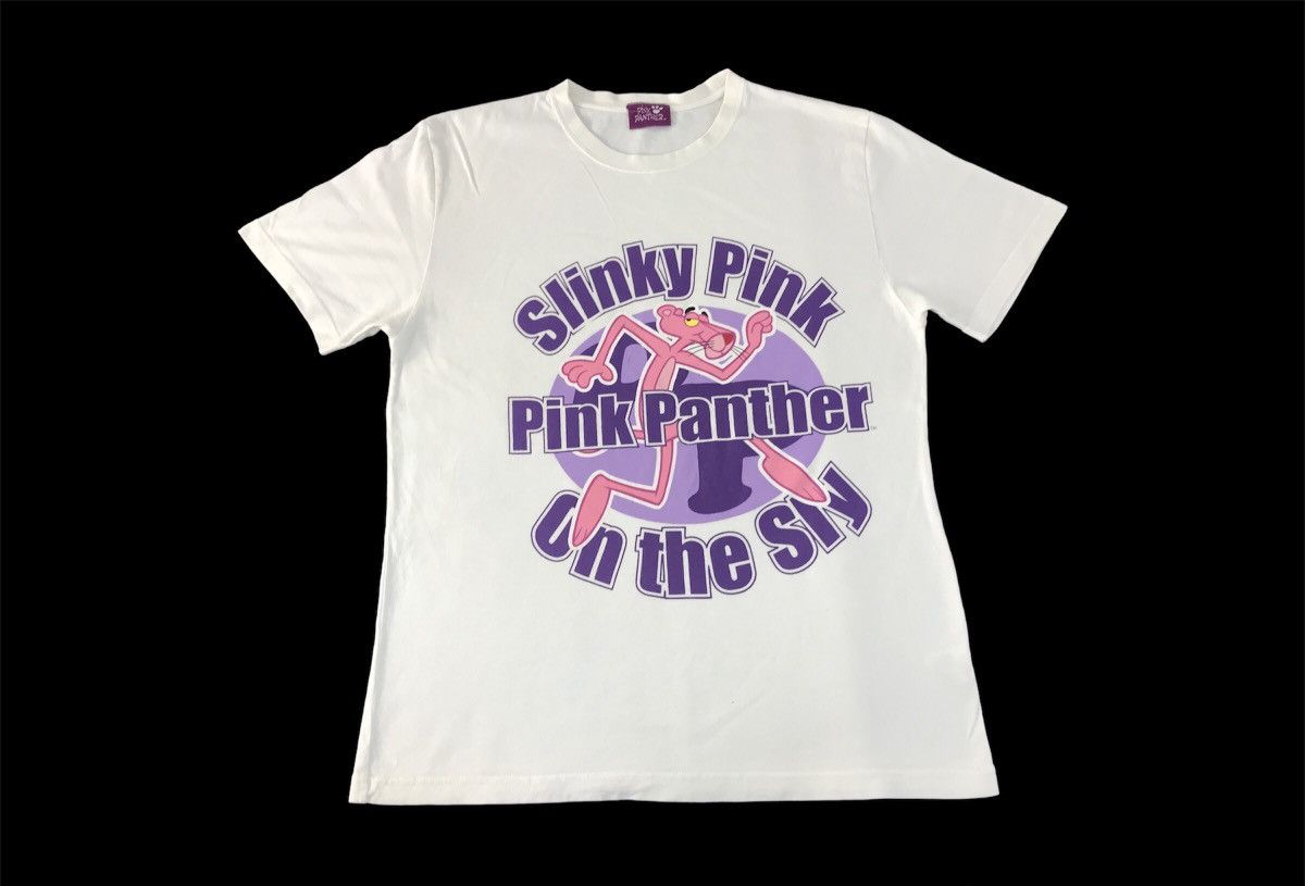 Japanese Brand × Vintage Pink Panther Slinky Pink On The Sly Big Printed Tee Size US M / EU 48-50 / 2 - 1 Thumbnail