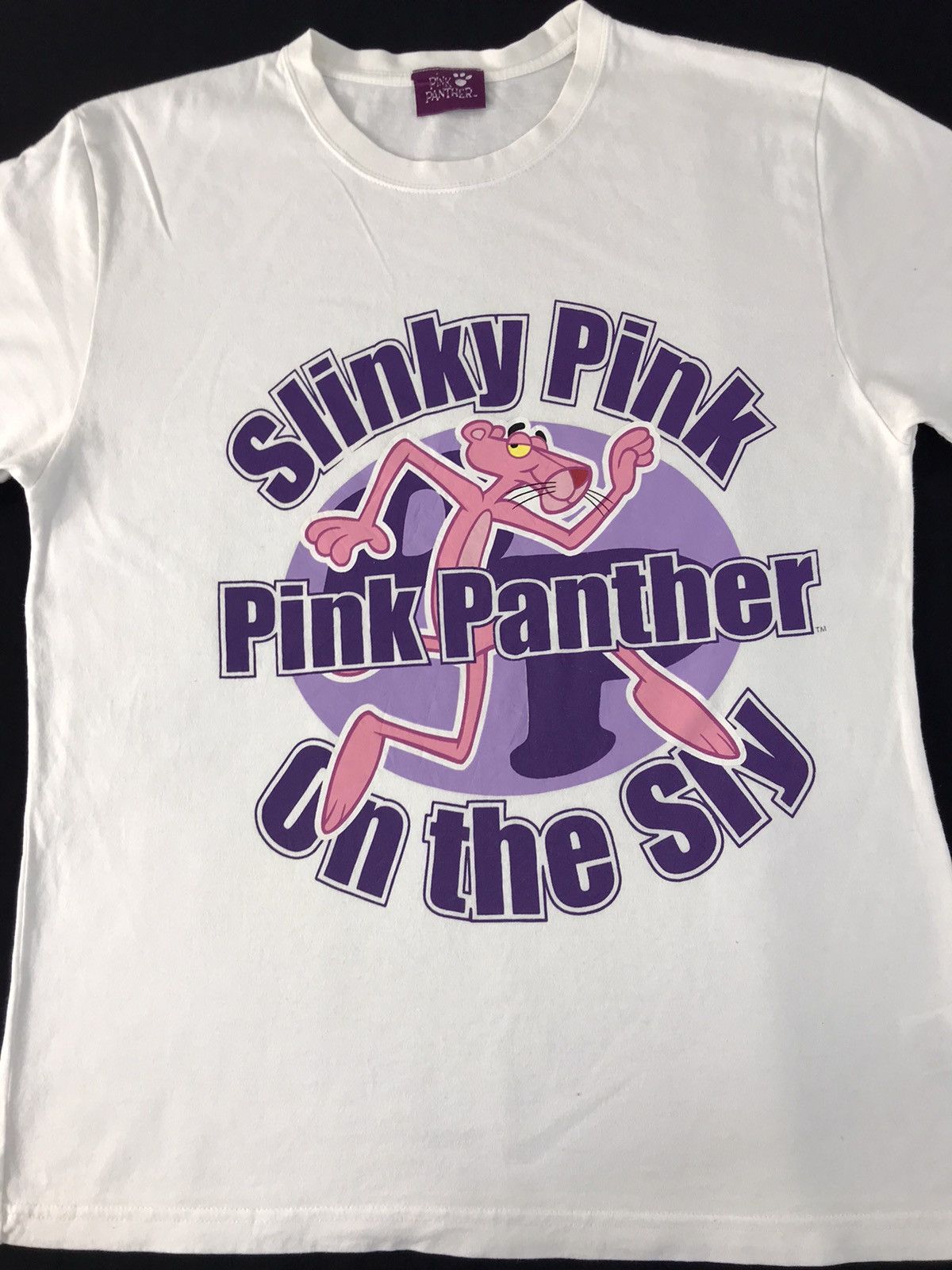 Japanese Brand × Vintage Pink Panther Slinky Pink On The Sly Big Printed Tee Size US M / EU 48-50 / 2 - 3 Thumbnail