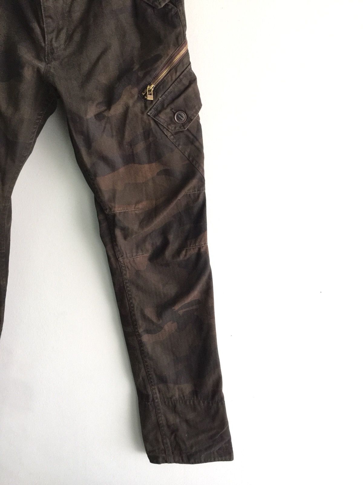 Japanese Brand Back Number Camo 6 Pocket Style Pants Size US 33 - 6 Thumbnail