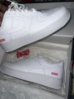 Supreme x Air Force 1 Low 'Box Logo - White' – Free Society Fashion Private  Limited