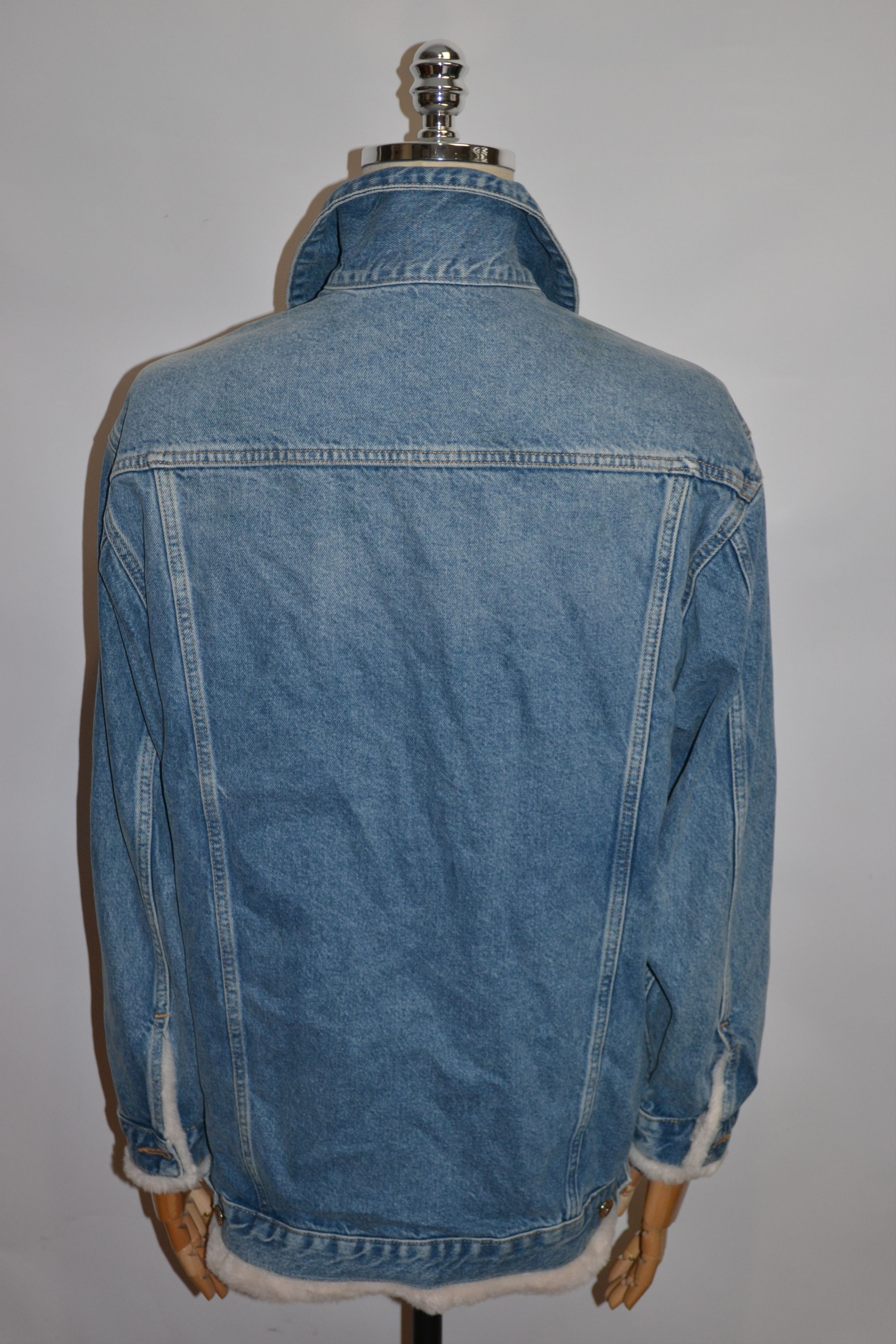 Designer LIU-JO MILANO Denim Warm Jacket Size L / US 10 / IT 46 - 4 Thumbnail
