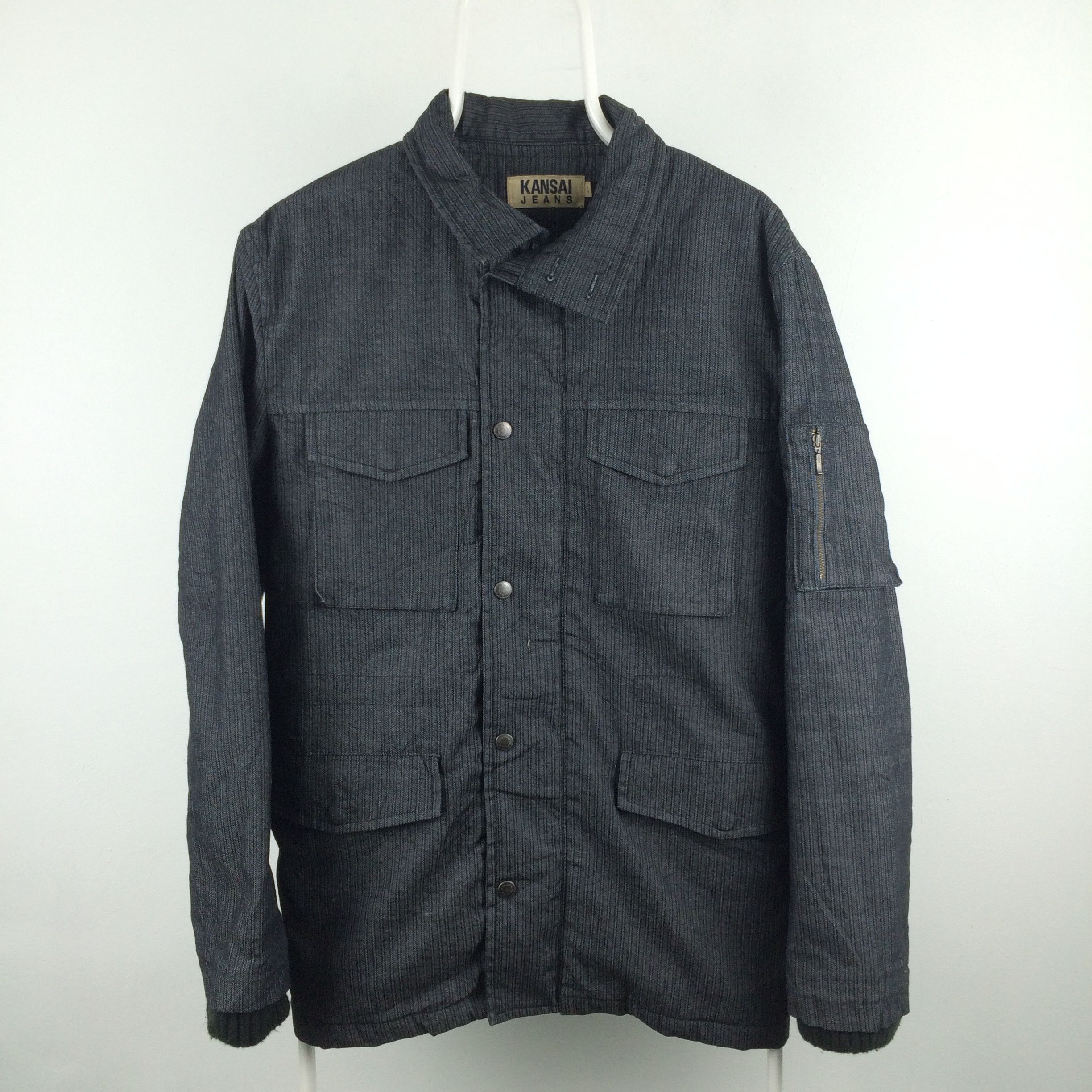 Japanese Brand × Kansai Yamamoto Z162 KANSAI JEANS JAPAN PARKA JACKET Size US L / EU 52-54 / 3 - 1 Thumbnail
