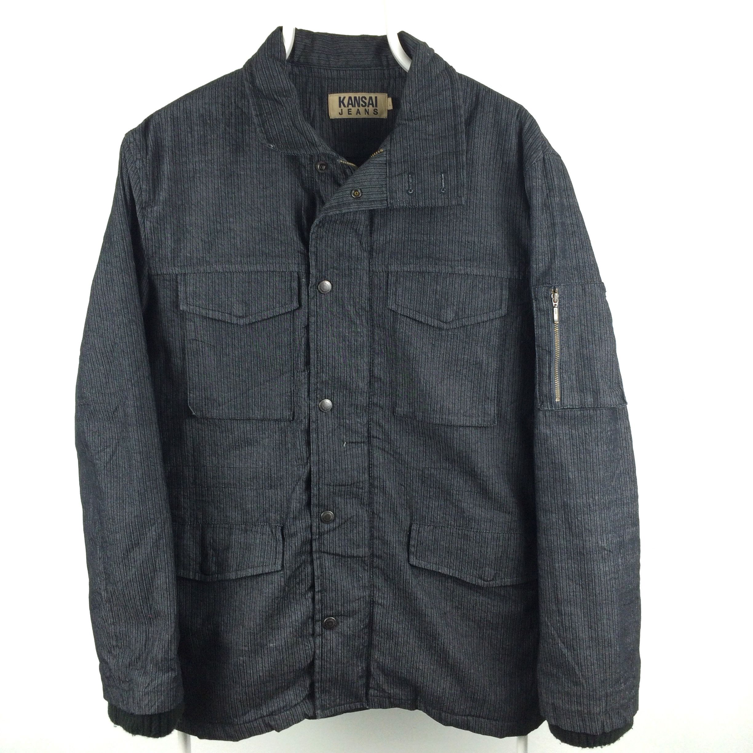 Japanese Brand × Kansai Yamamoto Z162 KANSAI JEANS JAPAN PARKA JACKET Size US L / EU 52-54 / 3 - 6 Thumbnail