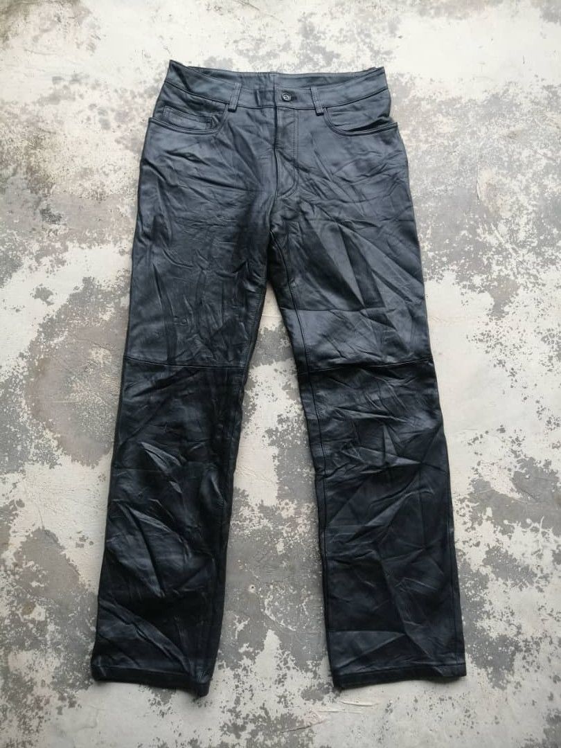 Genuine Leather × Paul Smith × Vintage Vintage Paul Smith London Leather Pants Size US 29 - 1 Thumbnail