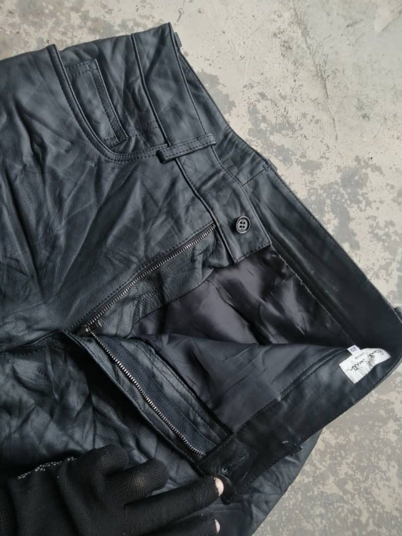 Genuine Leather × Paul Smith × Vintage Vintage Paul Smith London Leather Pants Size US 29 - 5 Thumbnail