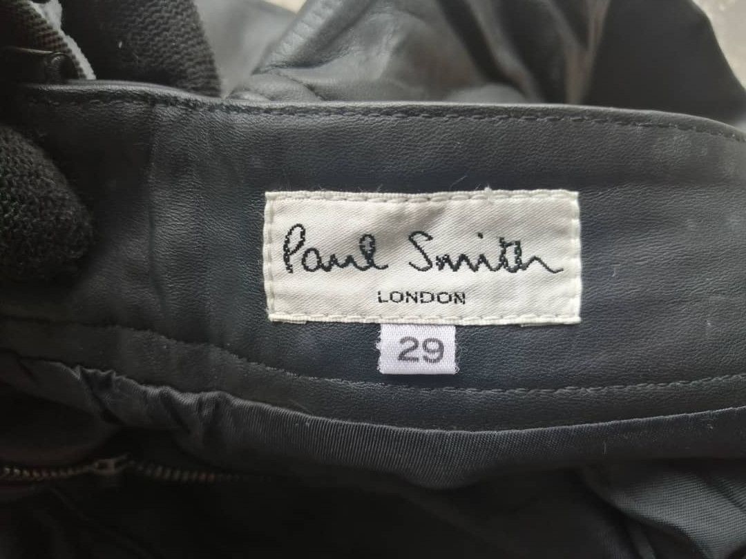 Genuine Leather × Paul Smith × Vintage Vintage Paul Smith London Leather Pants Size US 29 - 8 Thumbnail
