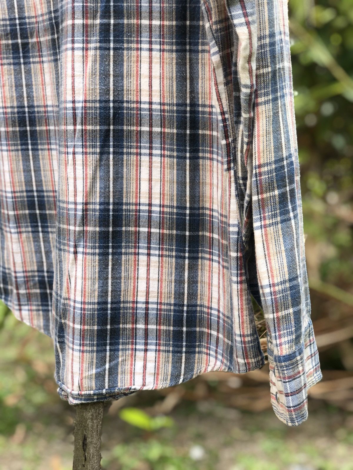 Levi's Vintage 80's Levis White Tab Flannels Shirts Size US L / EU 52-54 / 3 - 6 Thumbnail