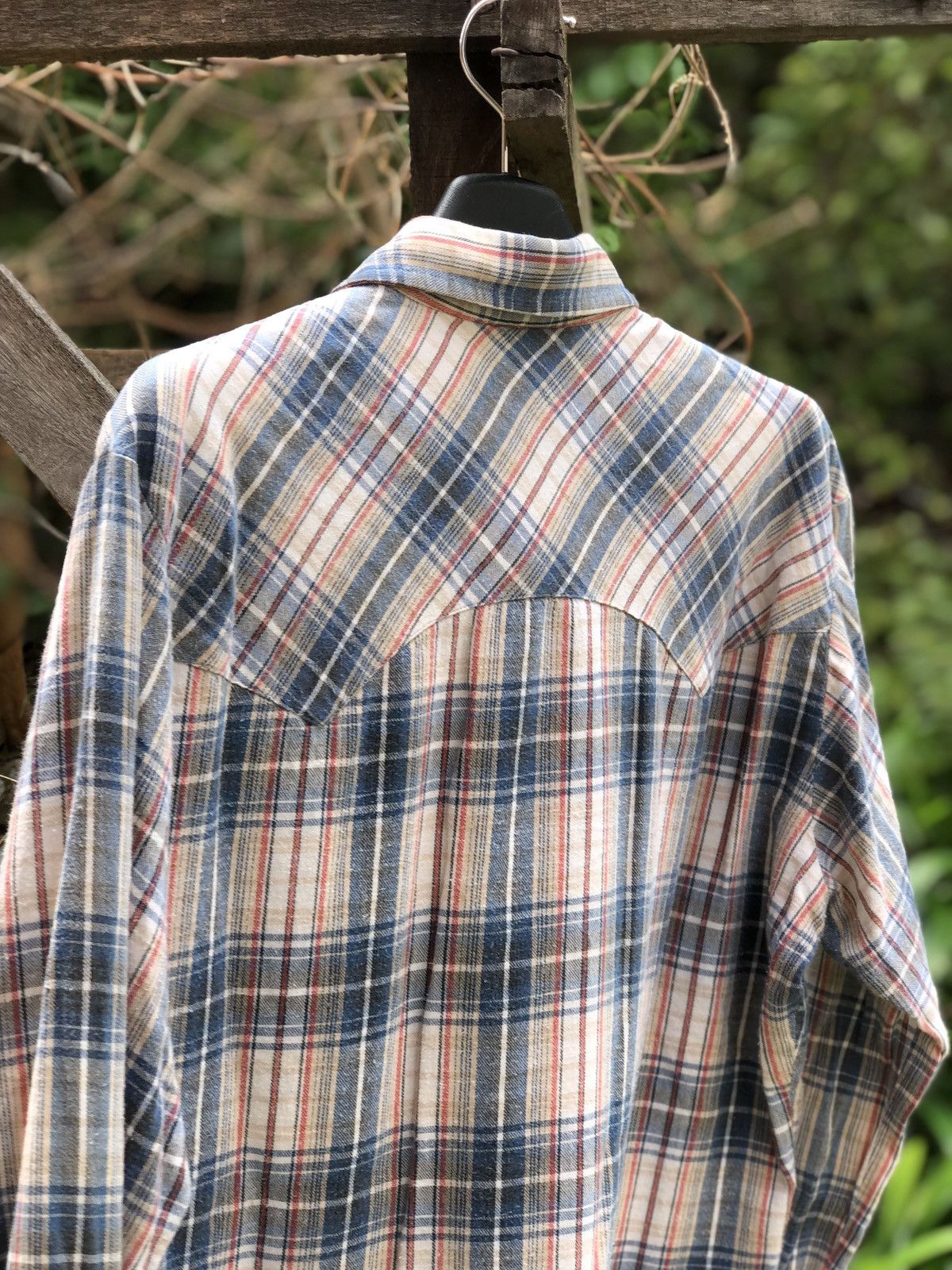 Levi's Vintage 80's Levis White Tab Flannels Shirts Size US L / EU 52-54 / 3 - 5 Thumbnail