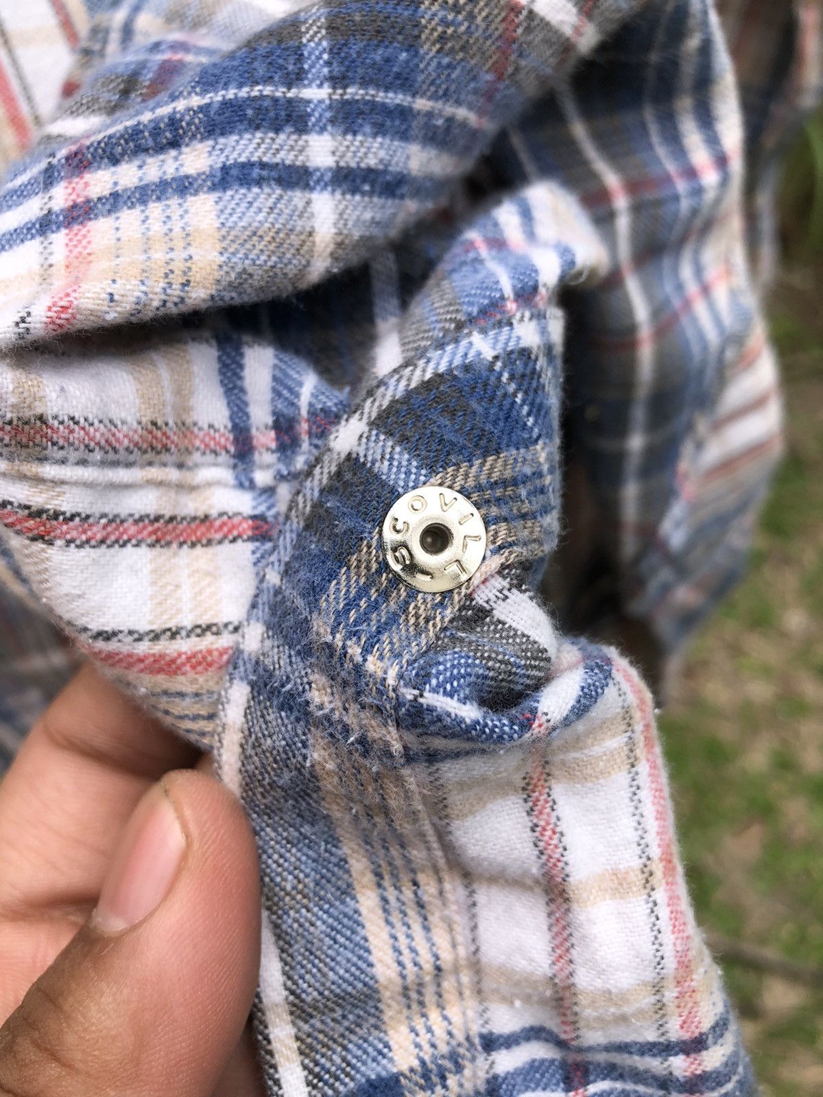 Levi's Vintage 80's Levis White Tab Flannels Shirts Size US L / EU 52-54 / 3 - 11 Thumbnail