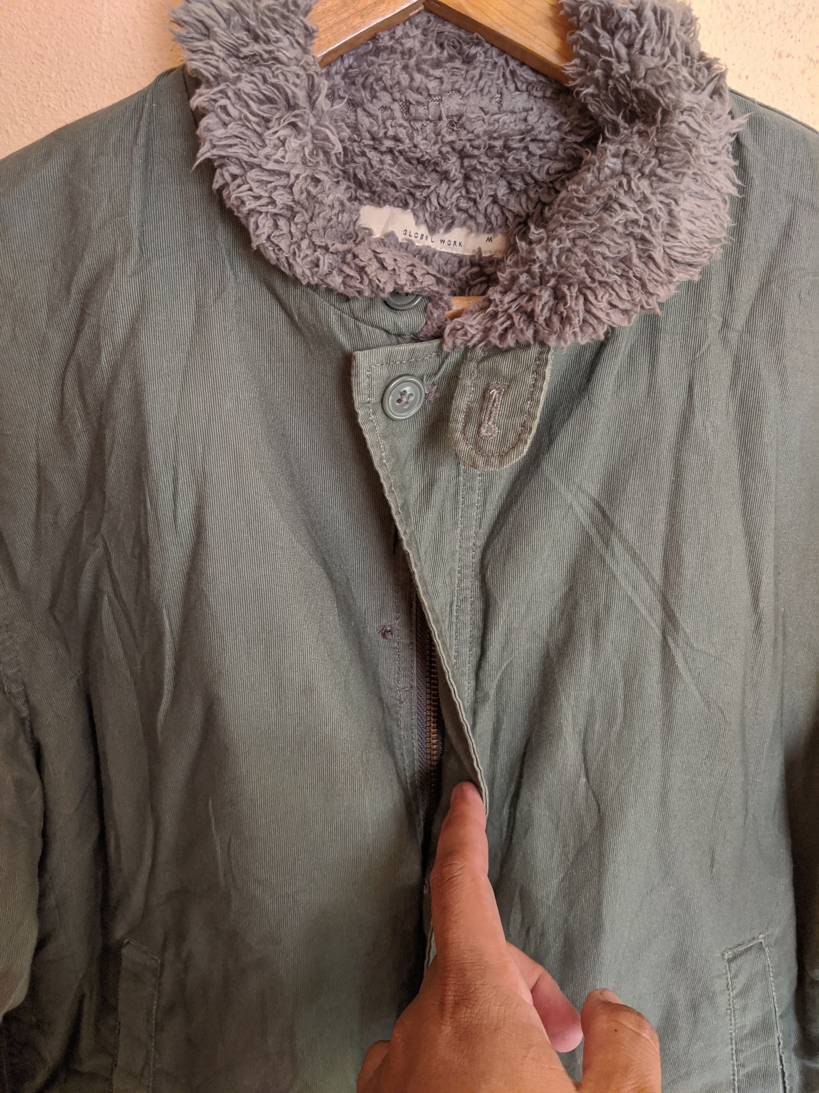 Global Work × Japanese Brand GLOBAL WORK SHERPA JACKET Size US S / EU 44-46 / 1 - 9 Thumbnail