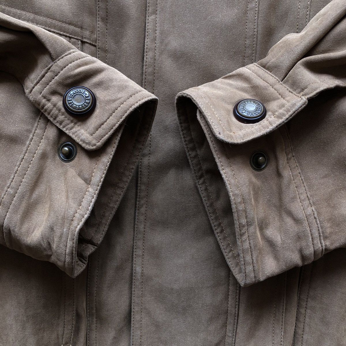 Japanese Brand Vintage 80's Casual Work Zipper Jacket by G.Selina Size US L / EU 52-54 / 3 - 10 Thumbnail