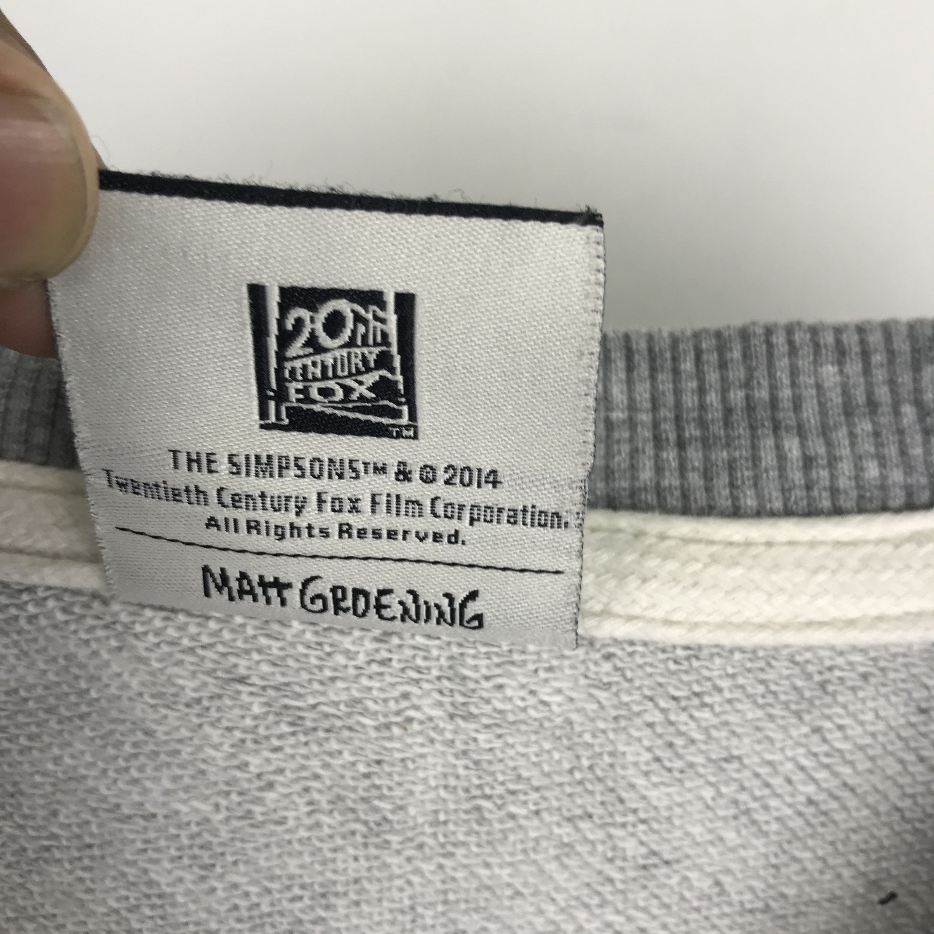 Hook-Ups × The Simpsons × Vintage Z198 VTG BART SIMPSON MATT GROENING SKATEBOARD SWAETSHIRTS Size US M / EU 48-50 / 2 - 6 Thumbnail
