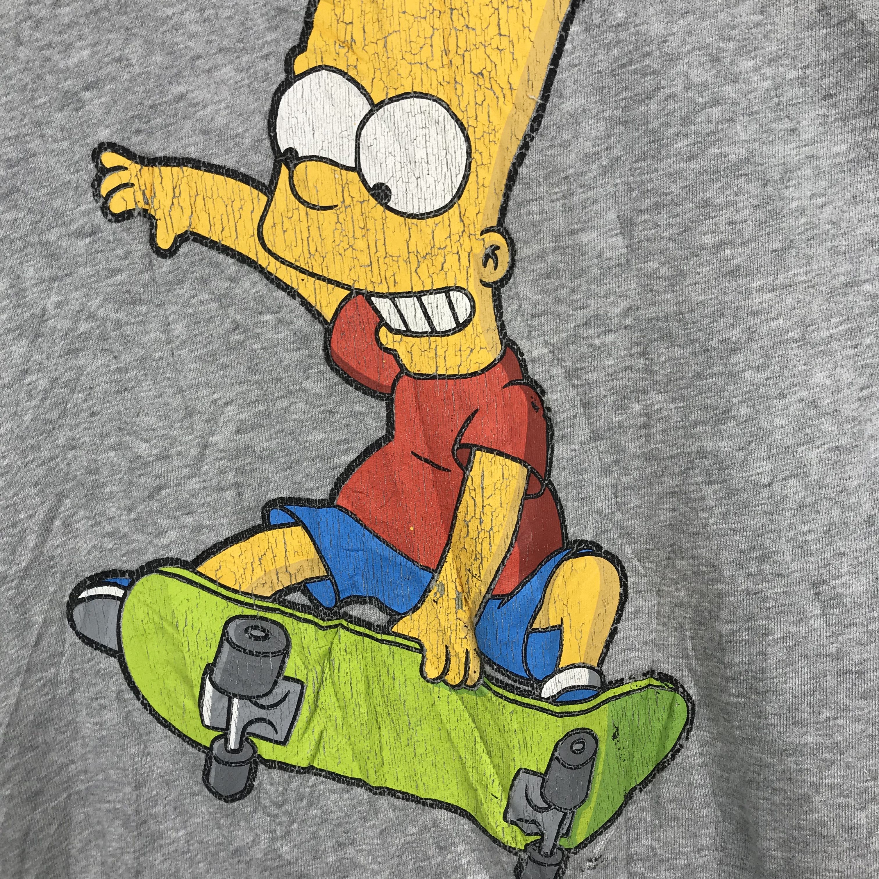 Hook-Ups × The Simpsons × Vintage Z198 VTG BART SIMPSON MATT GROENING SKATEBOARD SWAETSHIRTS Size US M / EU 48-50 / 2 - 4 Thumbnail