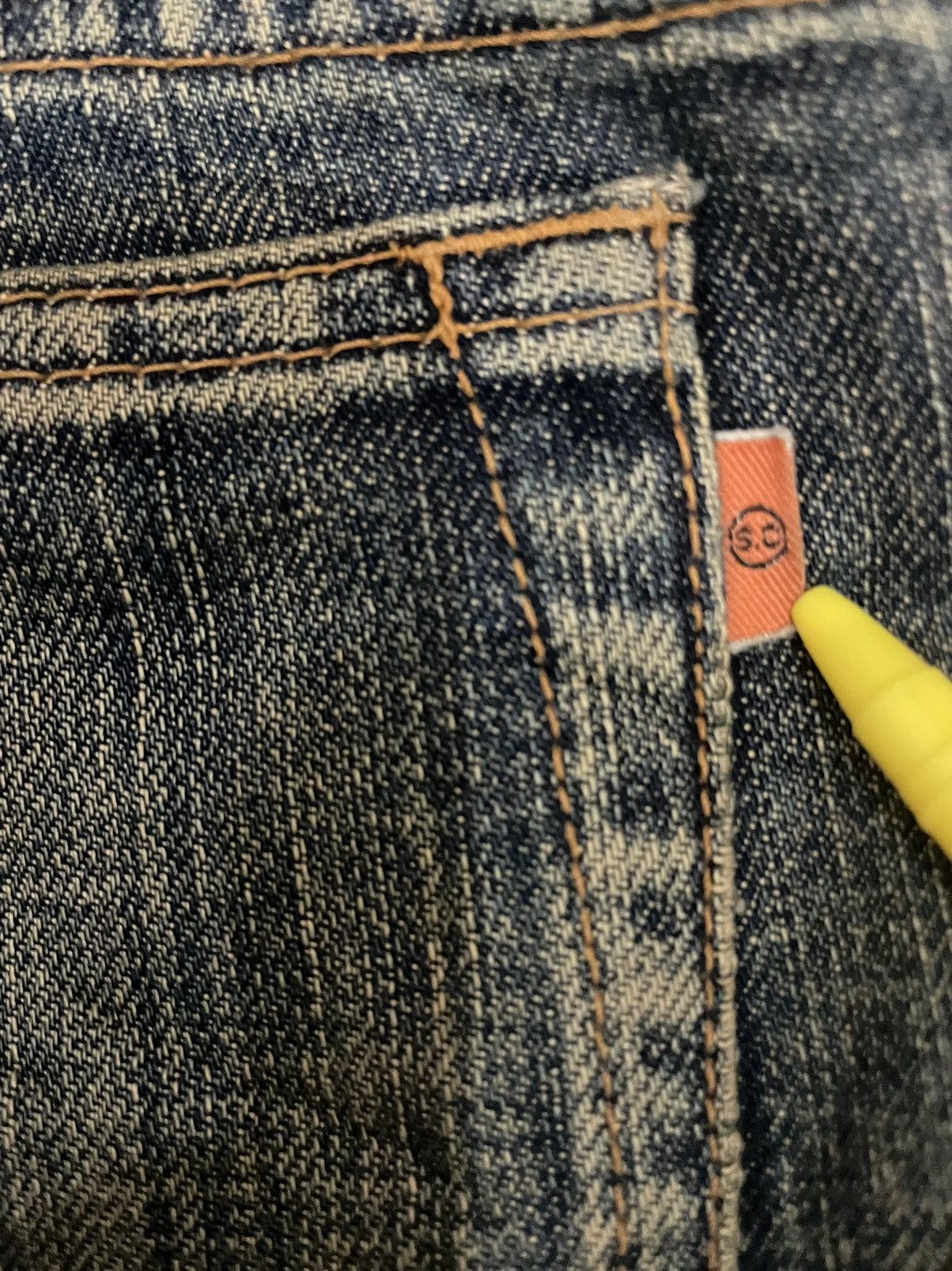 Camel × Japanese Brand Sweet Camel Slim Fit Denim Size US 28 / EU 44 - 14 Thumbnail
