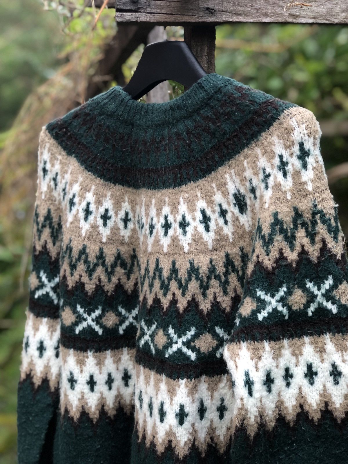 Aran Isles Knitwear Vintage Knit Sweater Navajo Native art by Niko and Size US M / EU 48-50 / 2 - 5 Thumbnail
