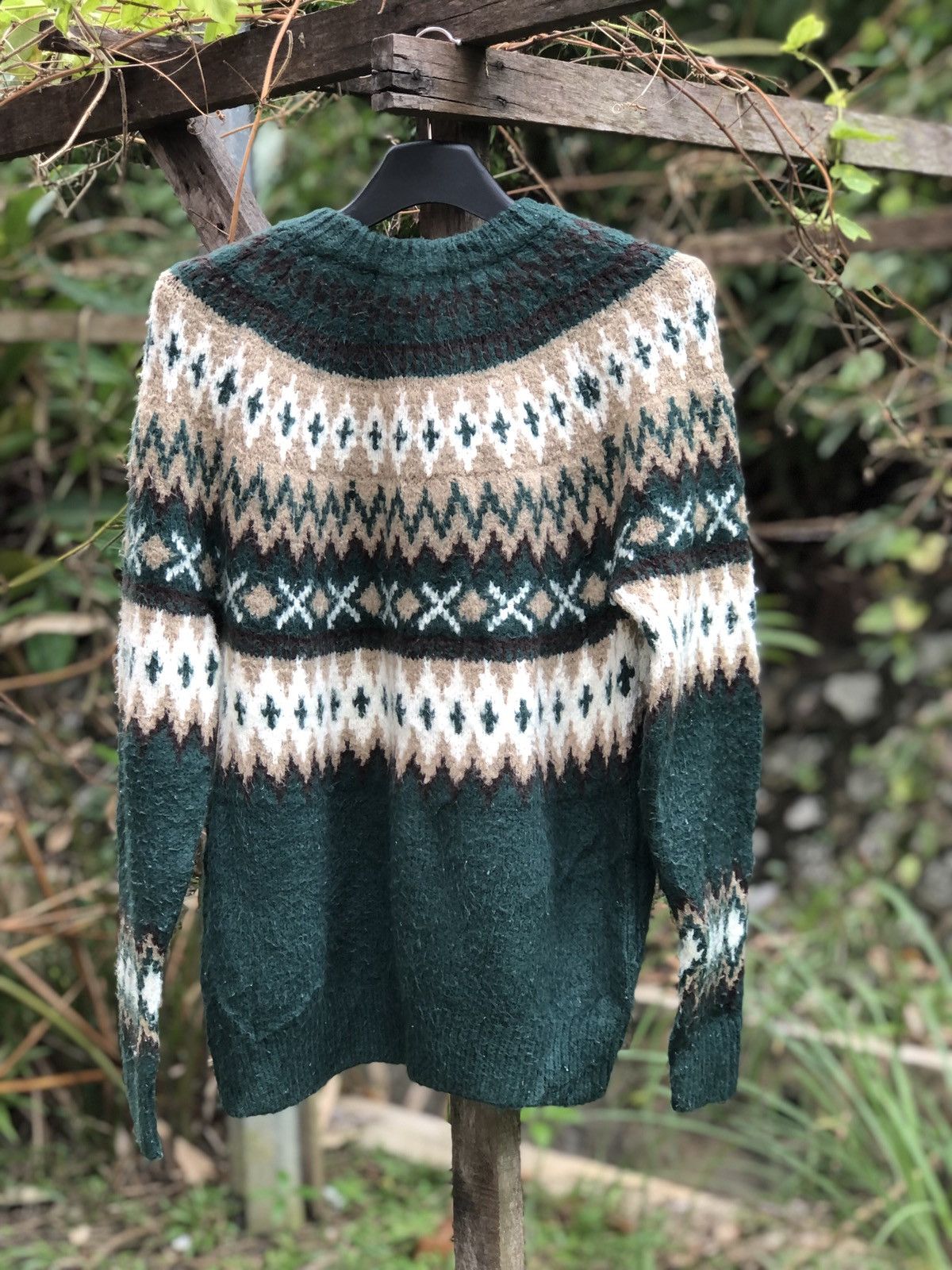 Aran Isles Knitwear Vintage Knit Sweater Navajo Native art by Niko and Size US M / EU 48-50 / 2 - 4 Thumbnail