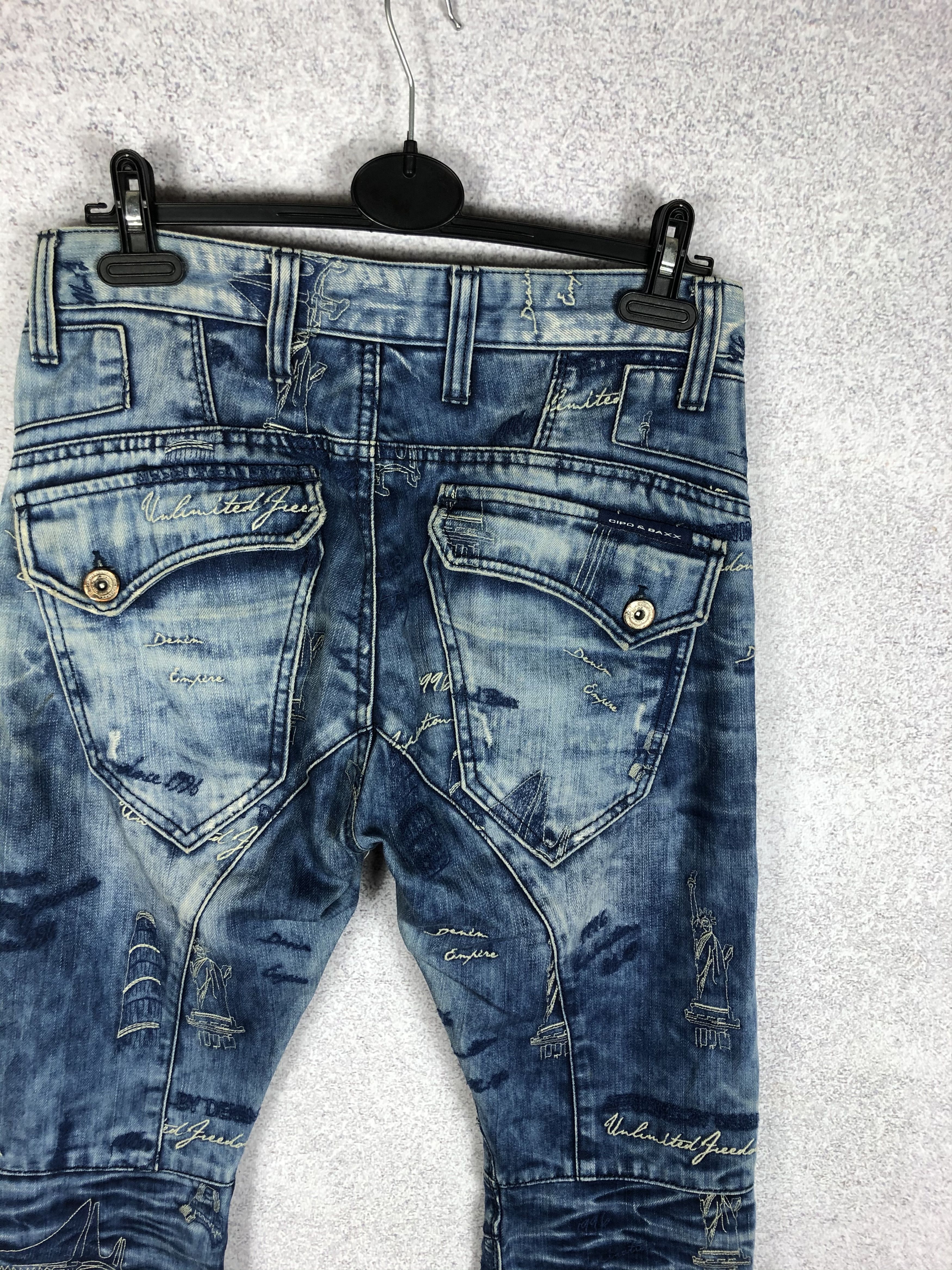 Vintage Vintage Cipo&Baxx Rap Style Jeans Y2K Size US 29 - 7 Thumbnail