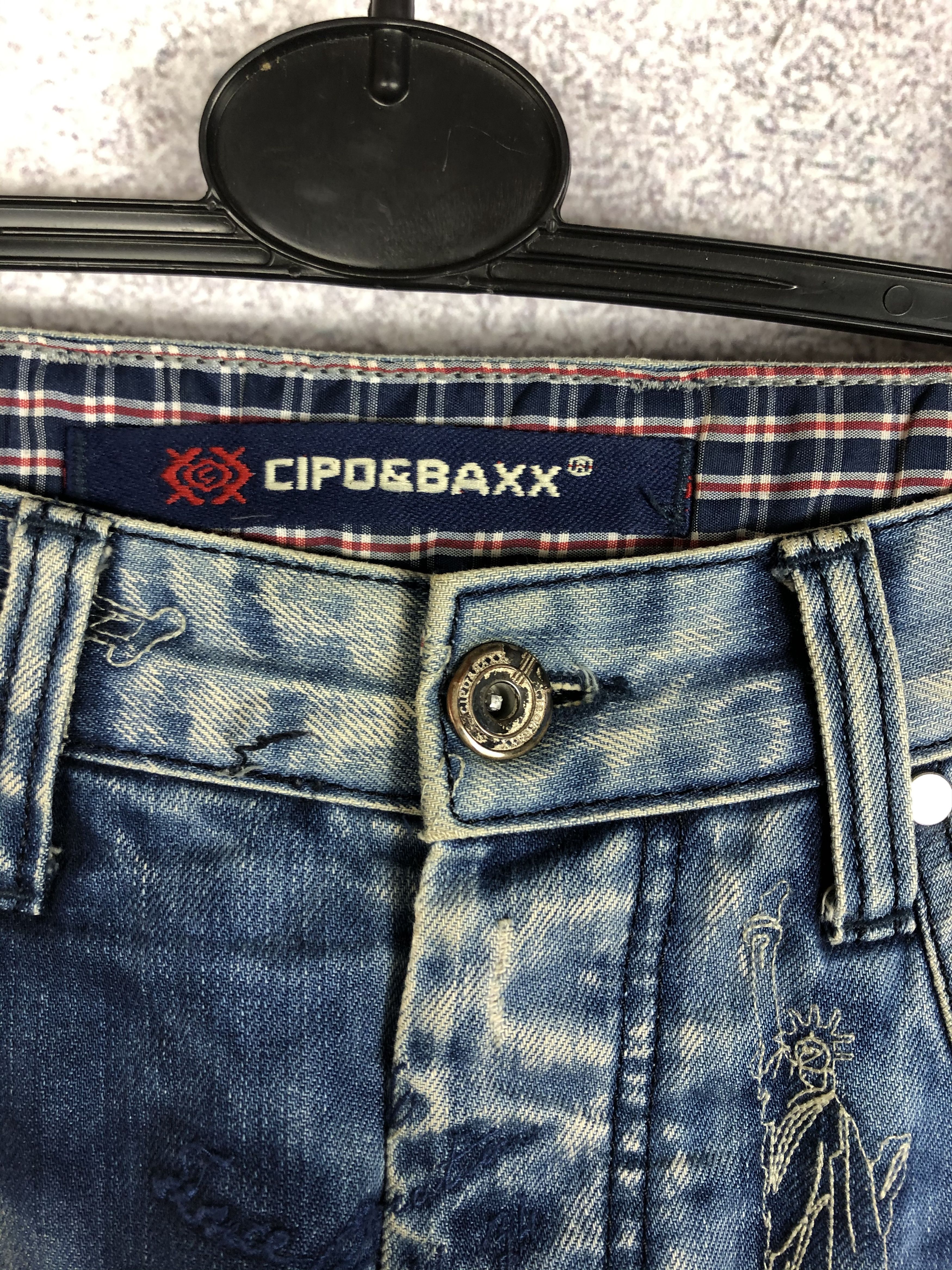 Vintage Vintage Cipo&Baxx Rap Style Jeans Y2K Size US 29 - 10 Thumbnail