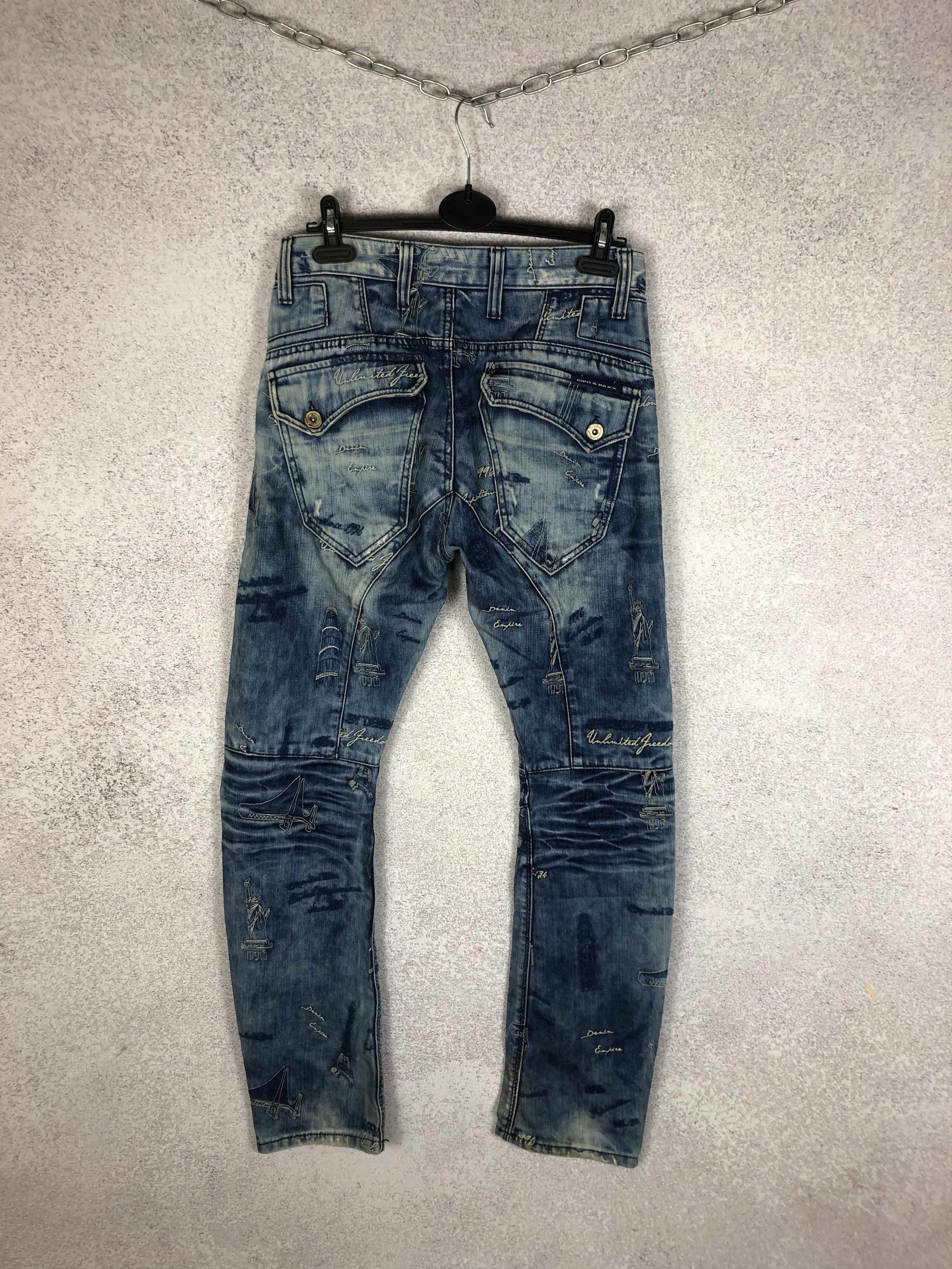Vintage Vintage Cipo&Baxx Rap Style Jeans Y2K Size US 29 - 2 Thumbnail