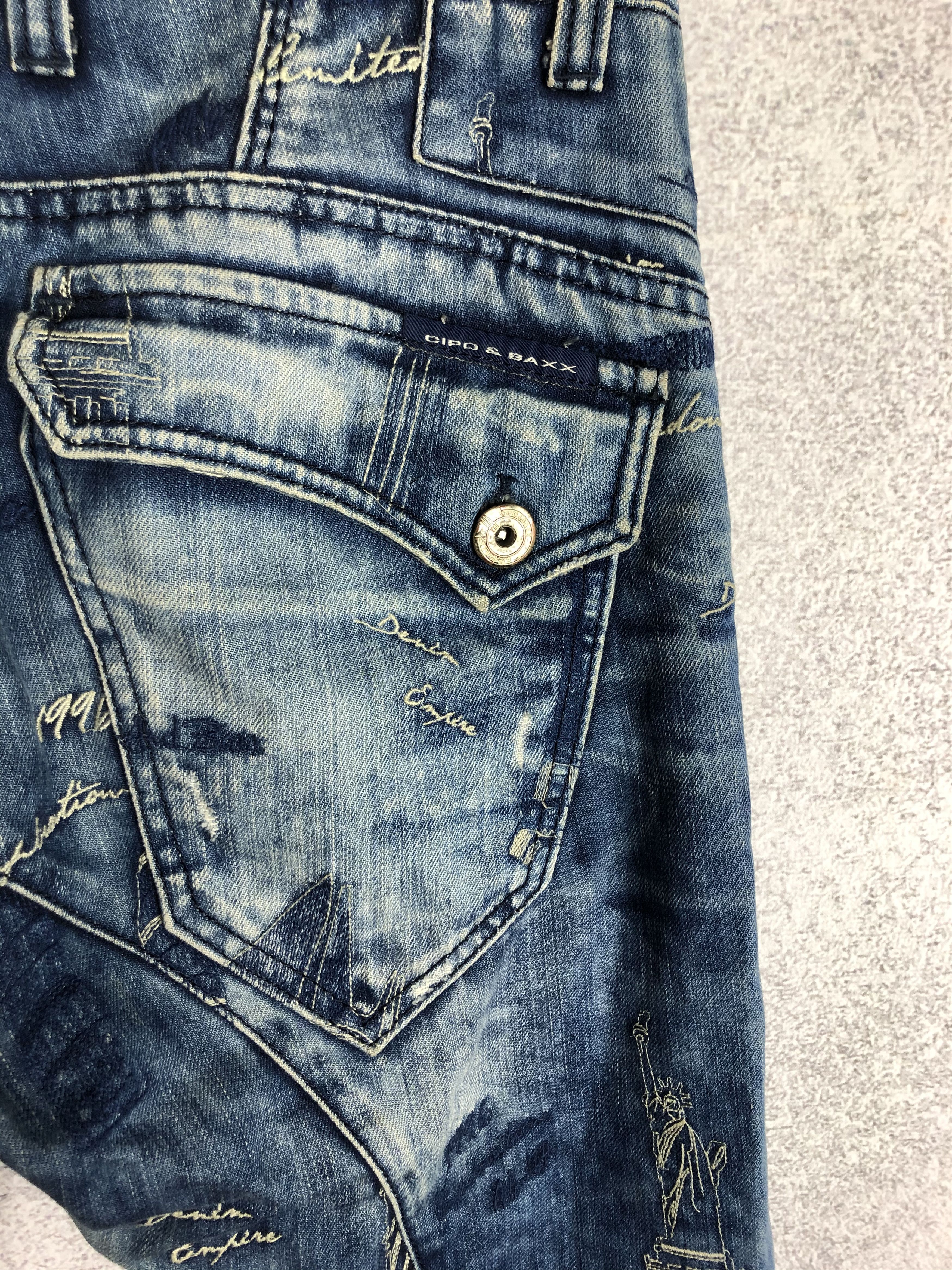 Vintage Vintage Cipo&Baxx Rap Style Jeans Y2K Size US 29 - 9 Thumbnail