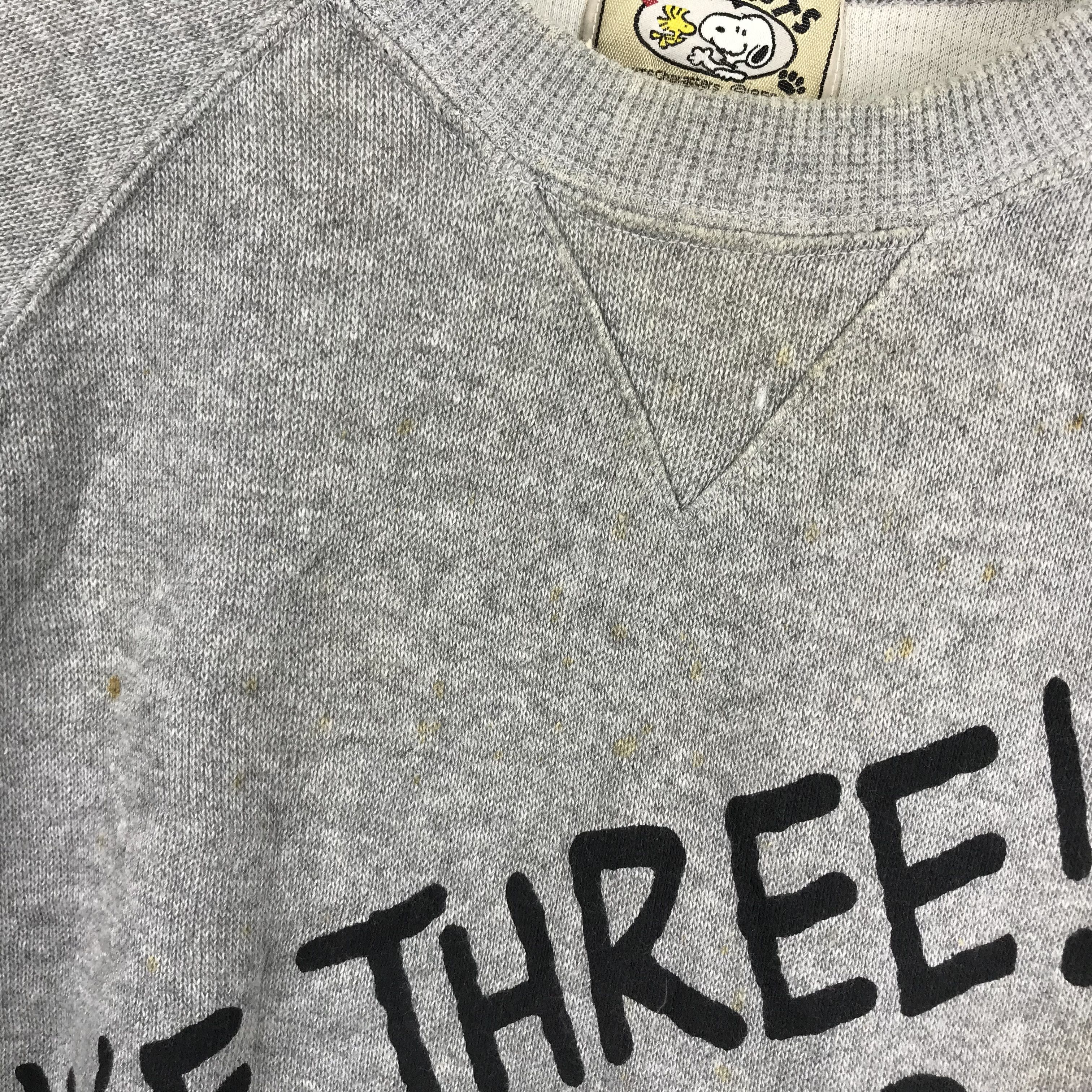 Peanuts × Vintage Z201 VTG PEANUTS STRIKE BASEBALL SWEATSHIRTS 'OFF WHITE' Size US M / EU 48-50 / 2 - 6 Thumbnail