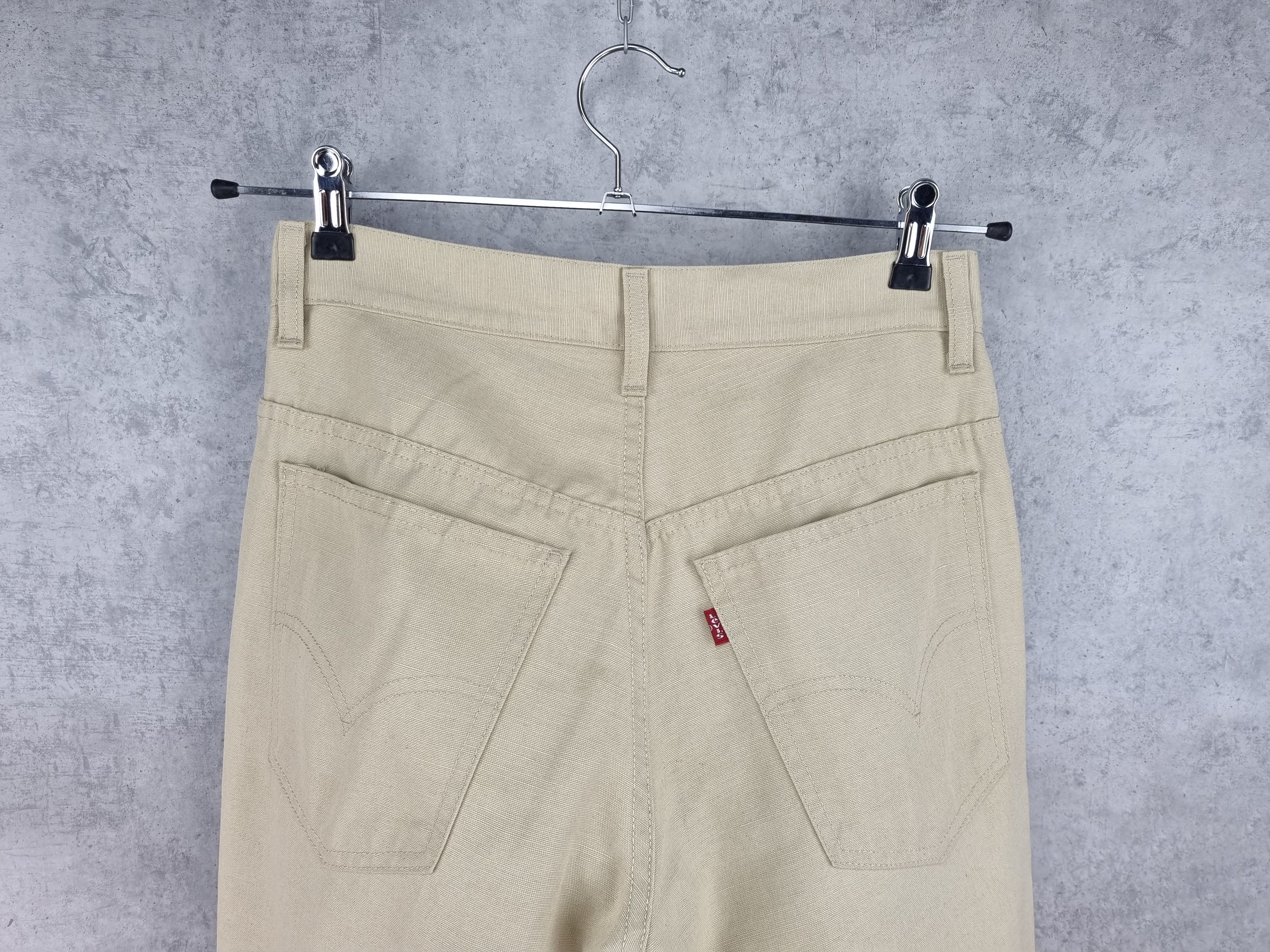 Levi's × Levi's Vintage Clothing Rare 90s Linen LEVIS STA-PREST Flared Cowboy Vintage Pant Size US 30 / EU 46 - 4 Thumbnail