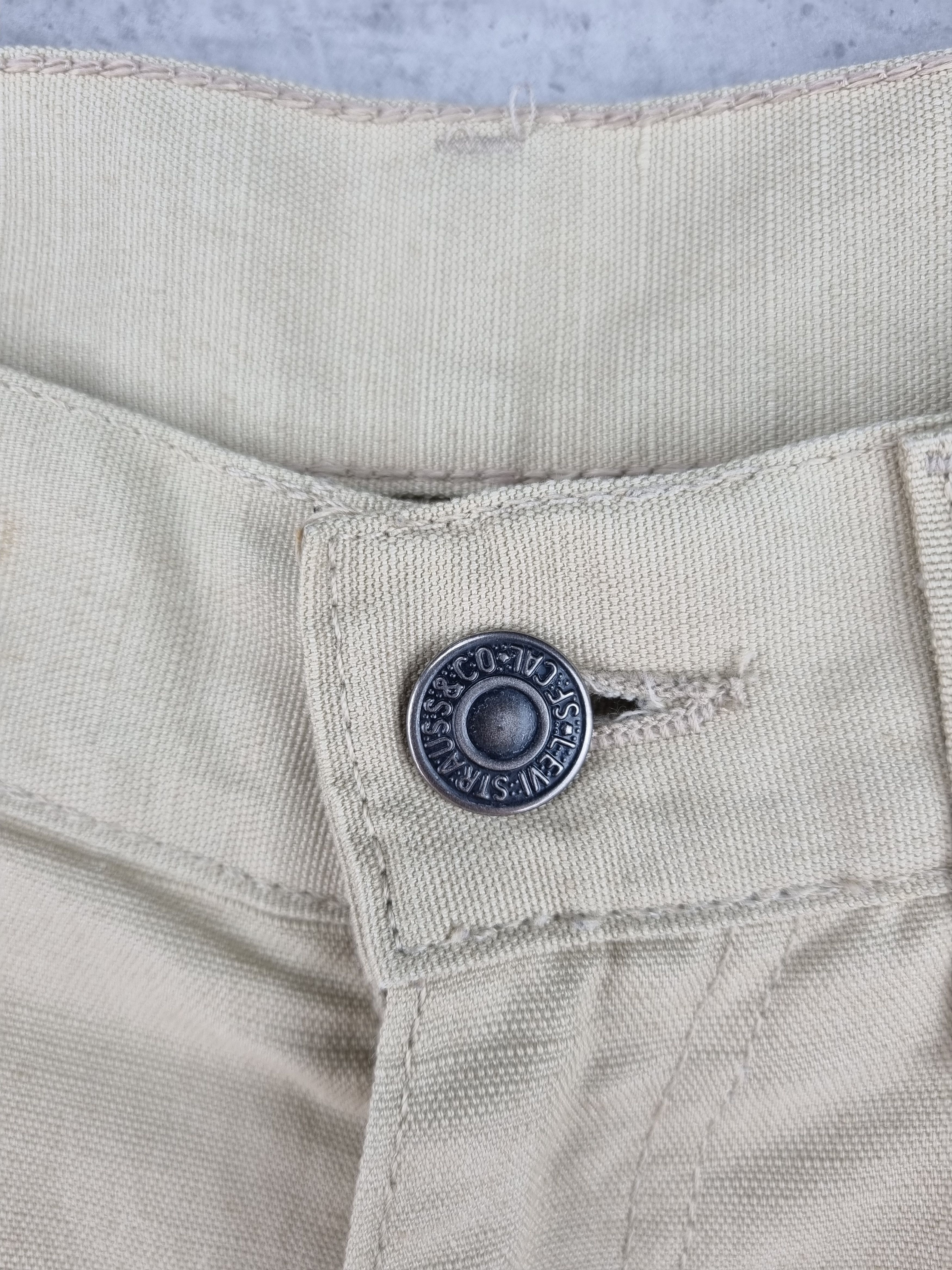Levi's × Levi's Vintage Clothing Rare 90s Linen LEVIS STA-PREST Flared Cowboy Vintage Pant Size US 30 / EU 46 - 7 Thumbnail