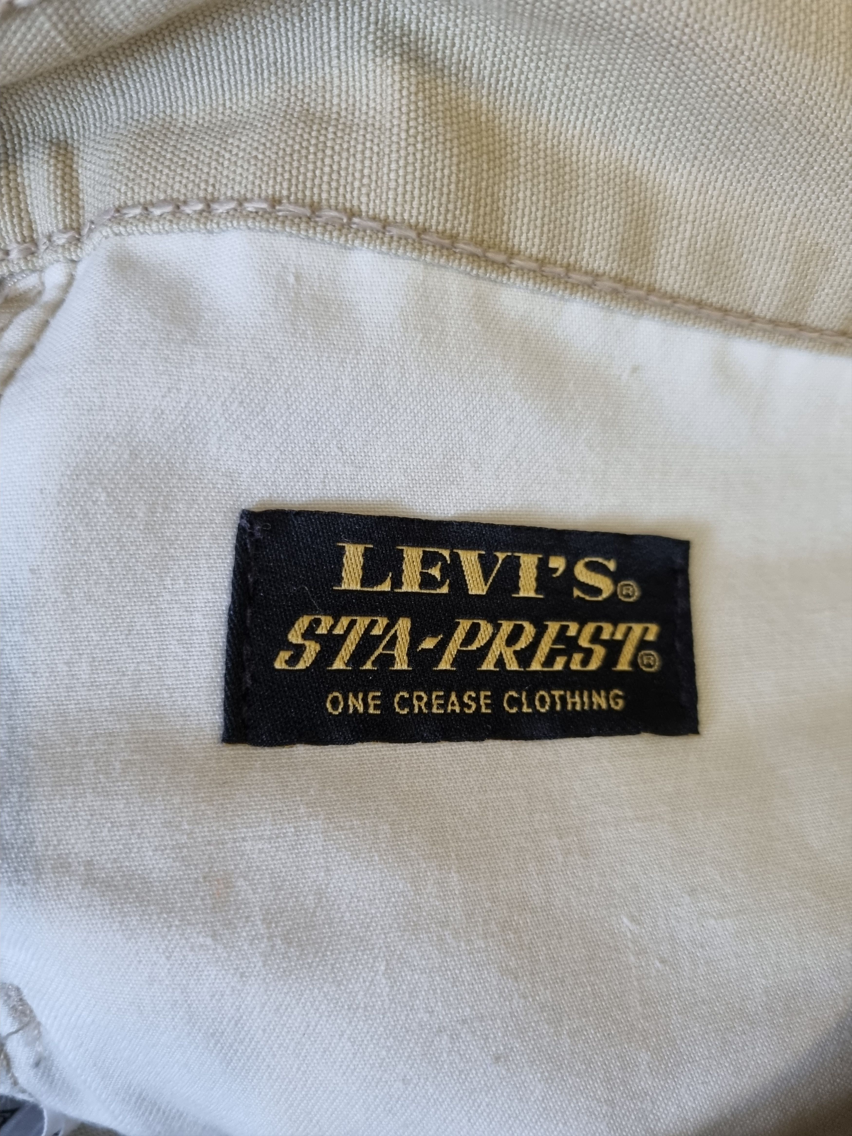 Levi's × Levi's Vintage Clothing Rare 90s Linen LEVIS STA-PREST Flared Cowboy Vintage Pant Size US 30 / EU 46 - 5 Thumbnail