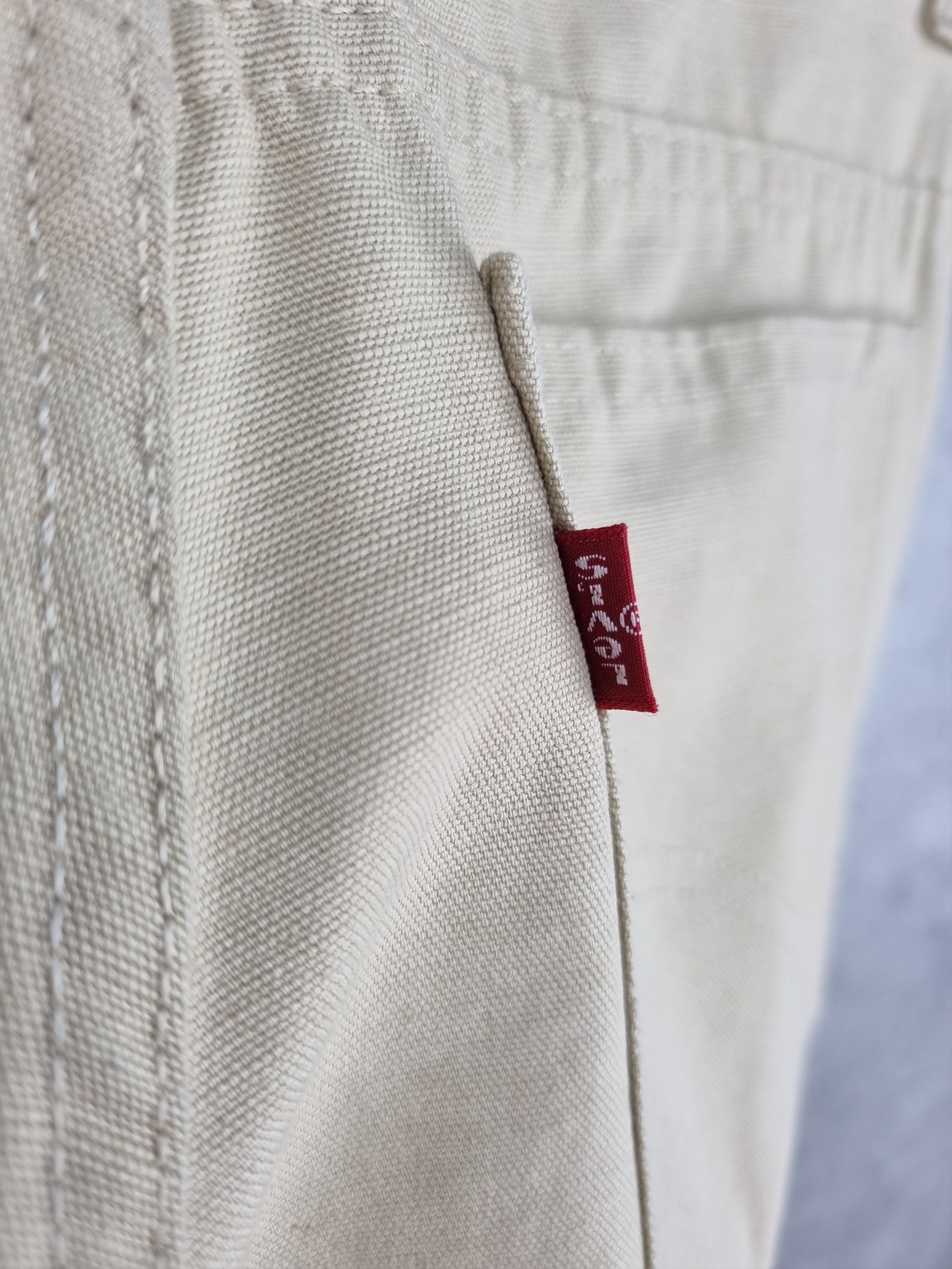 Levi's × Levi's Vintage Clothing Rare 90s Linen LEVIS STA-PREST Flared Cowboy Vintage Pant Size US 30 / EU 46 - 9 Thumbnail