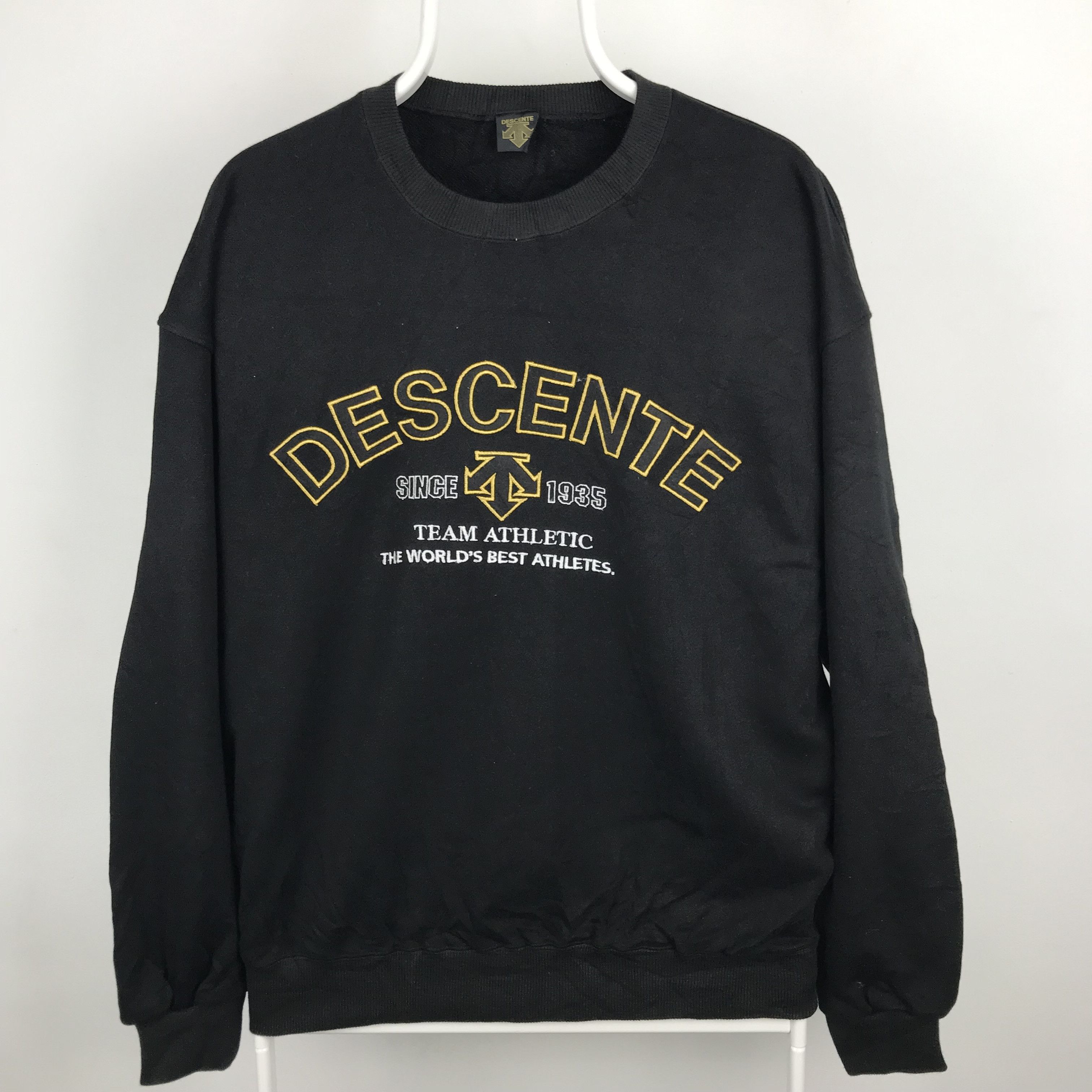 Descente × Japanese Brand × Vintage Z203 VTG DESCENTE BIG LOGO SPELL OUT SWEATSHIRTS MOST WANTED Size US L / EU 52-54 / 3 - 1 Thumbnail